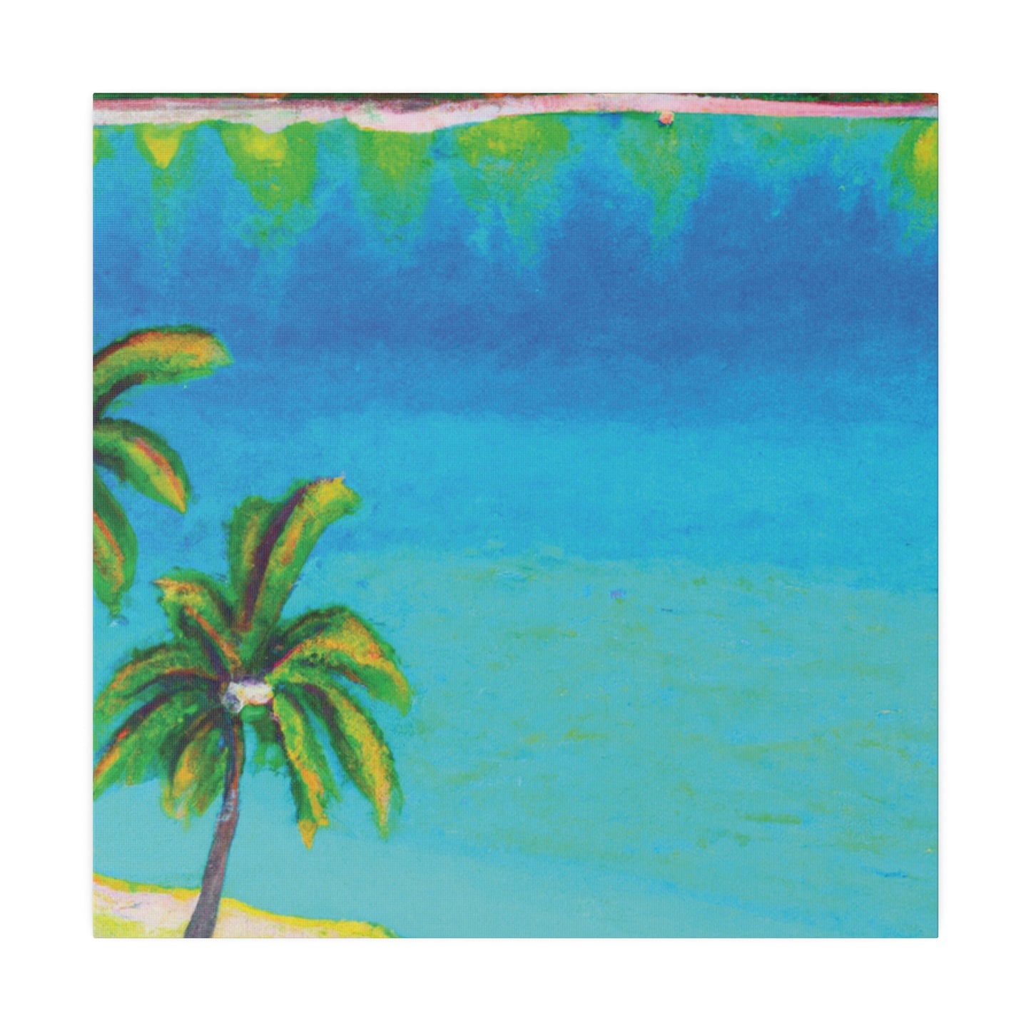 6816J - Bahamas Ocean Painting Print | Bahamas | Ocean | Beach | Poster | Home Decor | Wall Art | Canvas