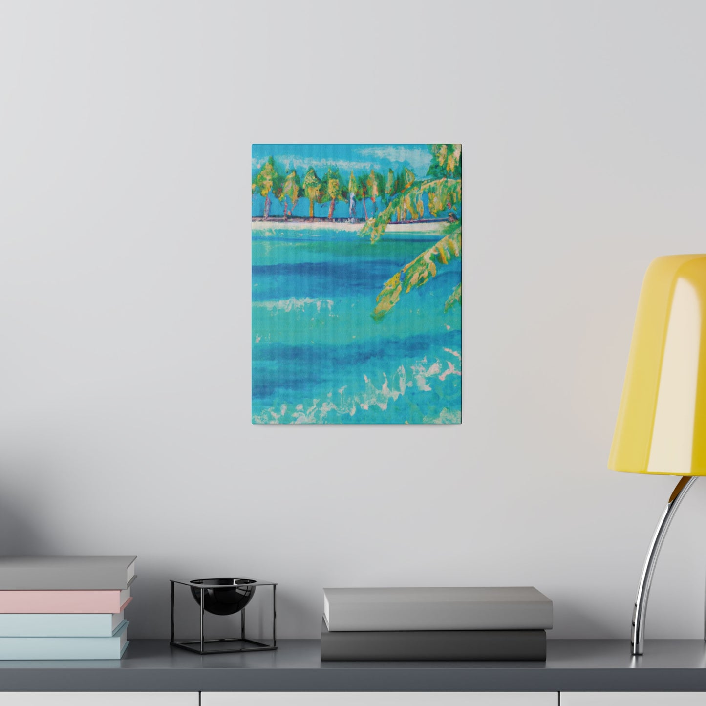 6000X - Bahamas Ocean Painting Print | Bahamas | Ocean | Beach | Poster | Home Decor | Wall Art | Canvas