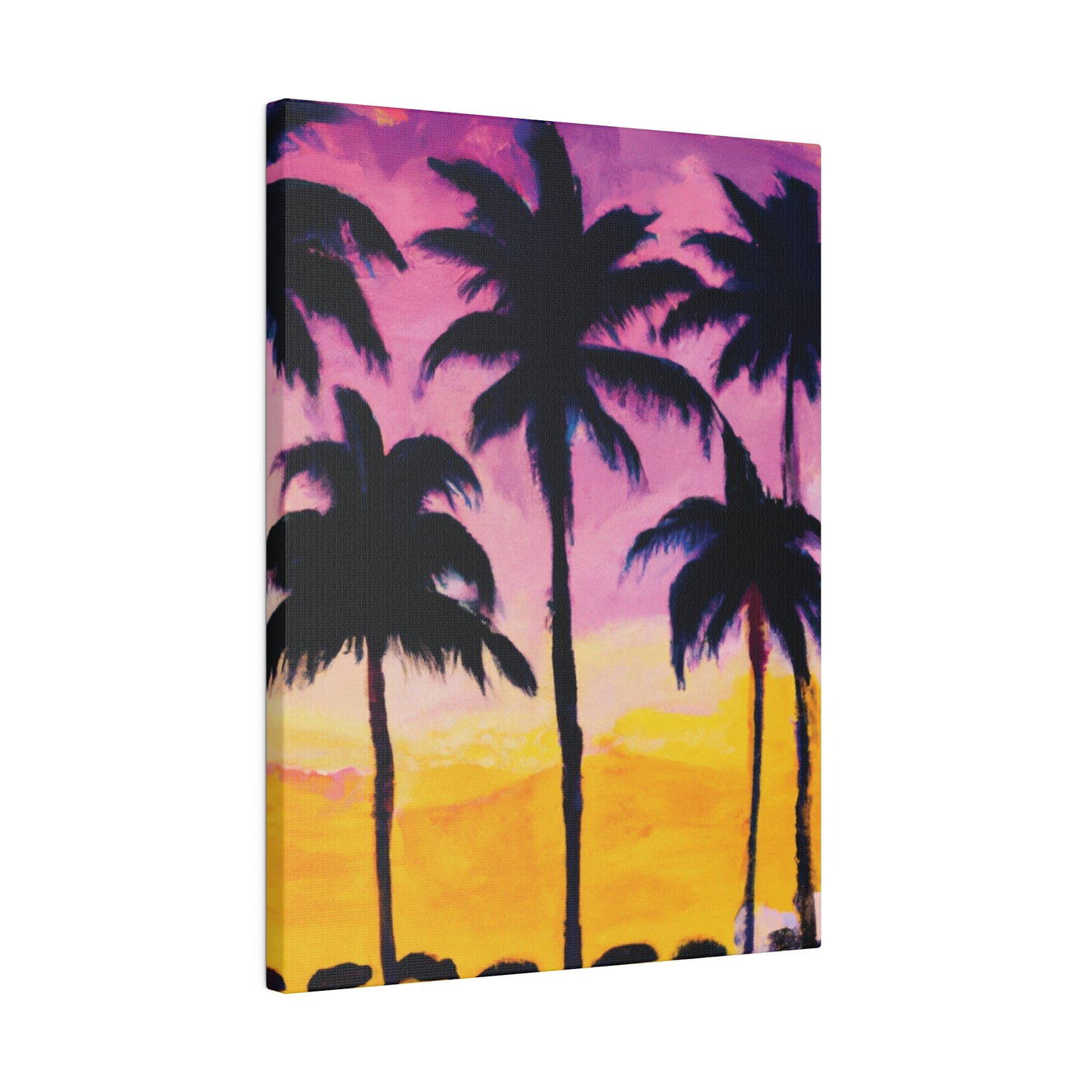 4102I - Miami Beach Sunset Painting Print | Miami | Beach | Sunset | Poster | Home Decor | Wall Art | Canvas