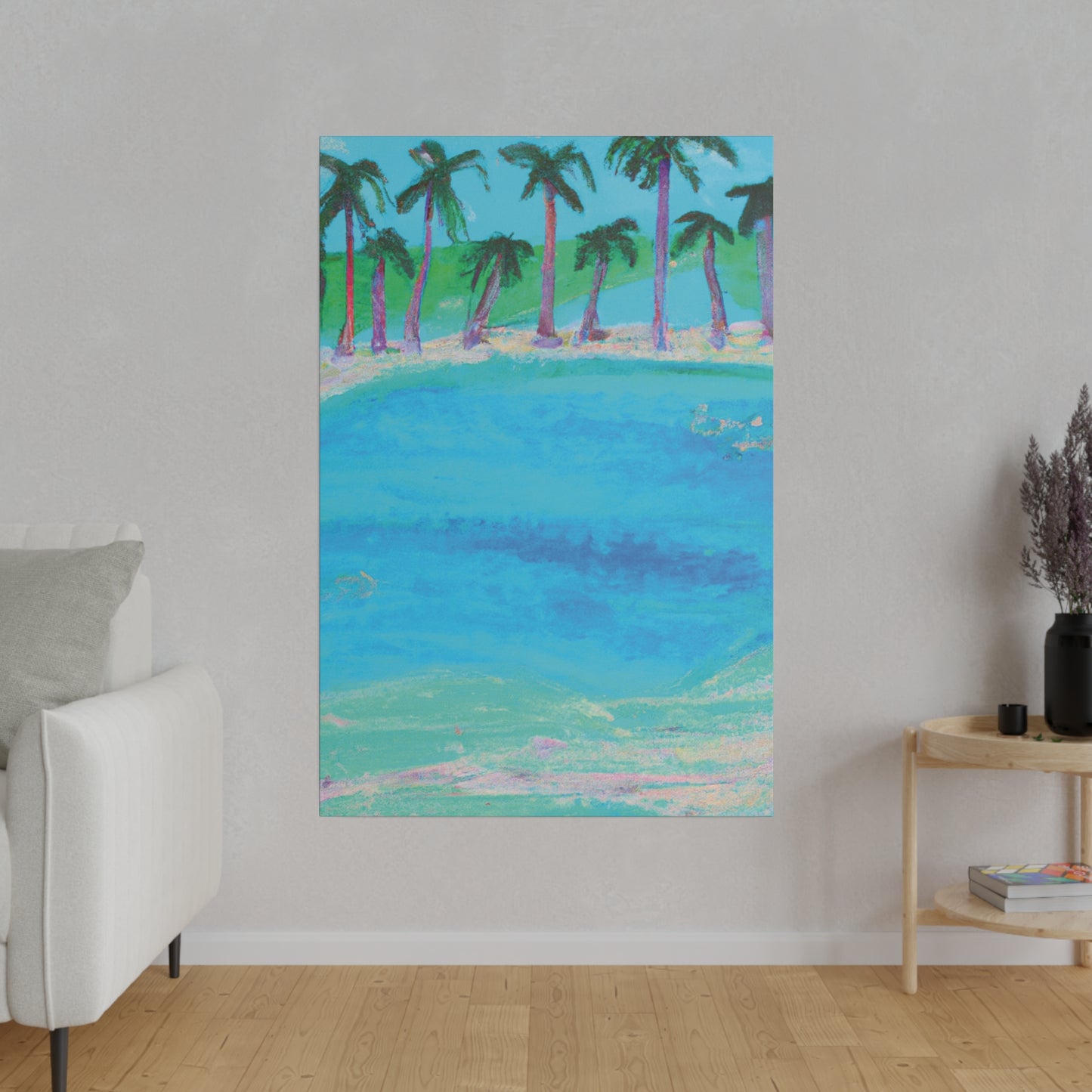 7907S - Bahamas Ocean Painting Print | Bahamas | Ocean | Beach | Poster | Home Decor | Wall Art | Canvas