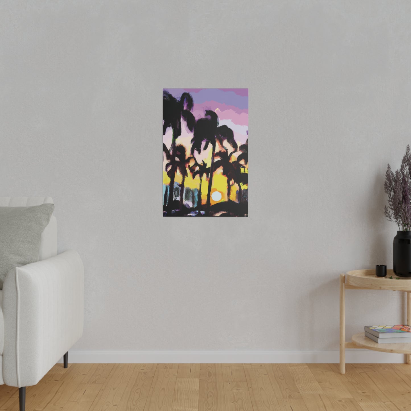 5231Y - Miami Beach Sunset Painting Print | Miami | Beach | Sunset | Poster | Home Decor | Wall Art | Canvas