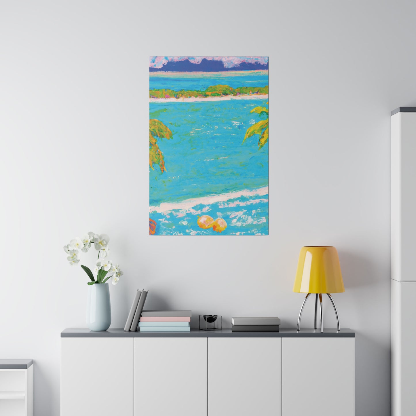 4783Z - Bahamas Ocean Painting Print | Bahamas | Ocean | Beach | Poster | Home Decor | Wall Art | Canvas