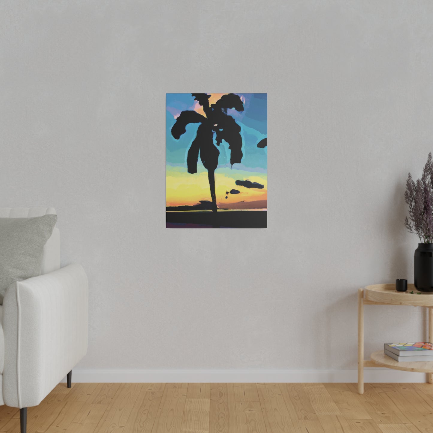 3232A - Miami Beach Sunset Painting Print | Miami | Beach | Sunset | Poster | Home Decor | Wall Art | Canvas