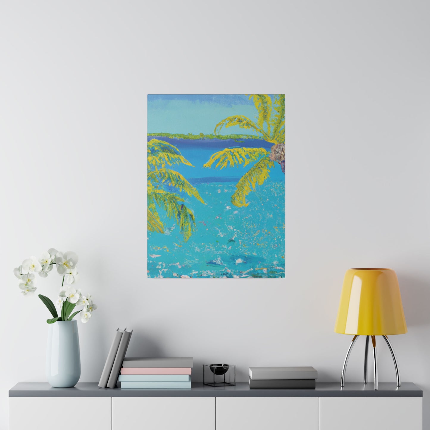 9282F - Bahamas Ocean Painting Print | Bahamas | Ocean | Beach | Poster | Home Decor | Wall Art | Canvas