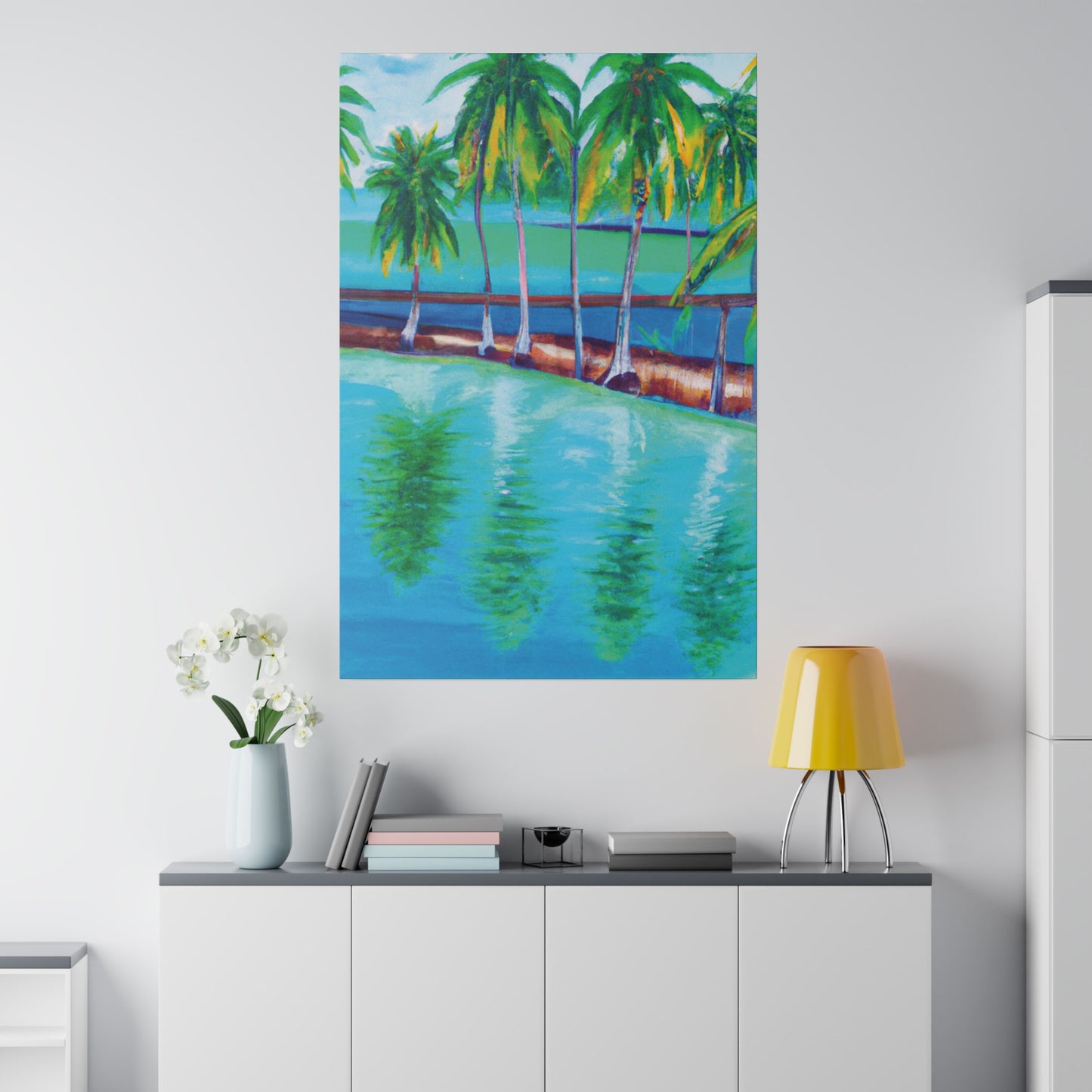 9214C - Bahamas Ocean Painting Print | Bahamas | Ocean | Beach | Poster | Home Decor | Wall Art | Canvas