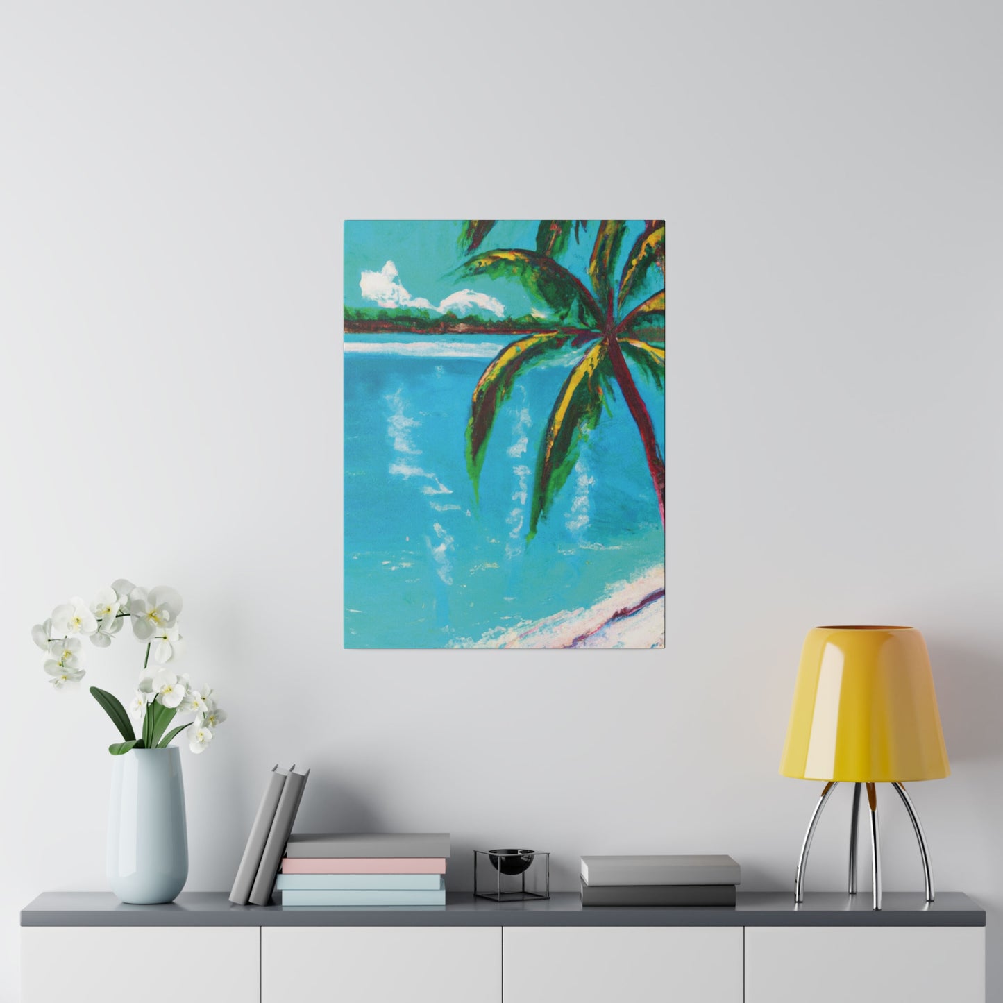 3917M - Bahamas Ocean Painting Print | Bahamas | Ocean | Beach | Poster | Home Decor | Wall Art | Canvas