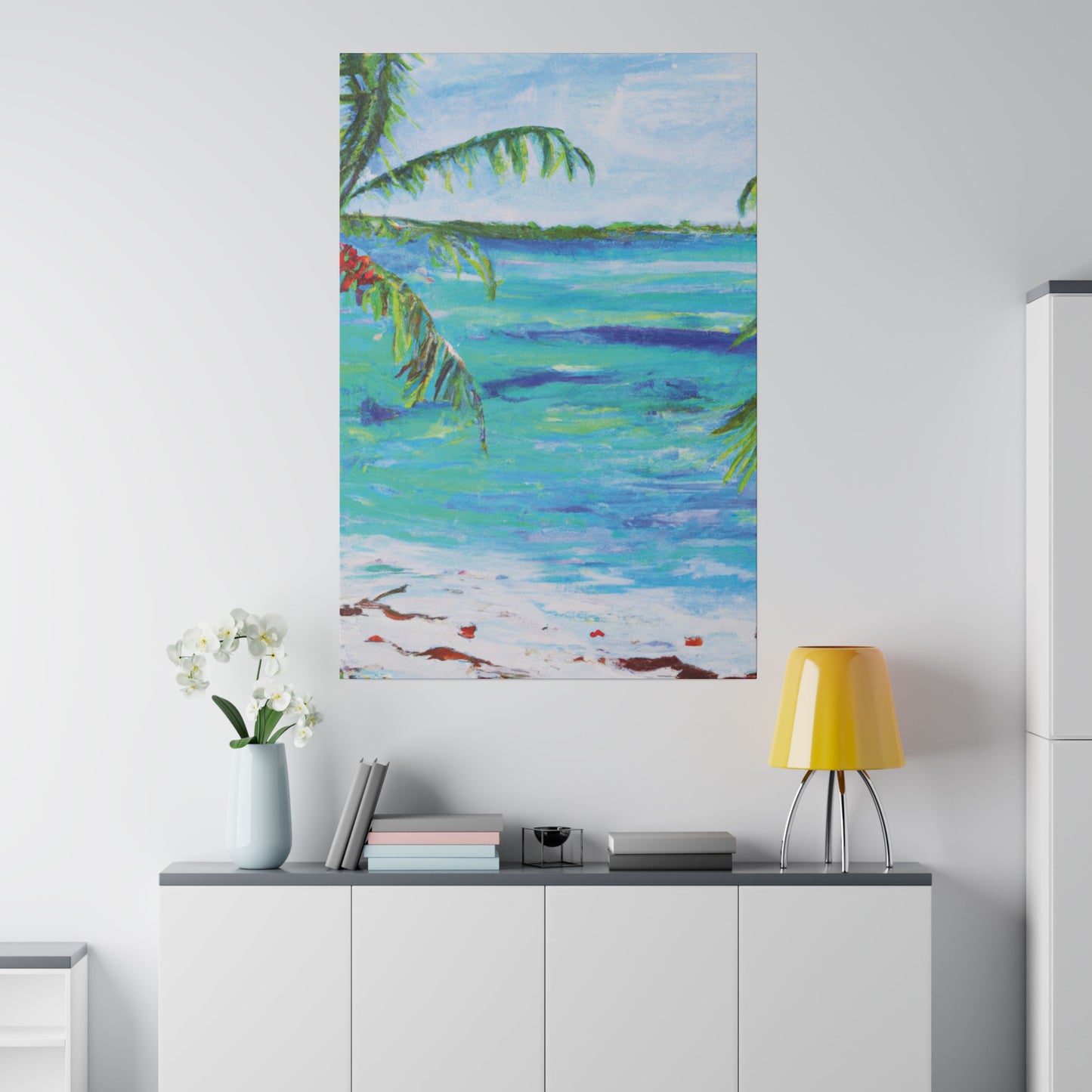 3158F - Bahamas Ocean Painting Print | Bahamas | Ocean | Beach | Poster | Home Decor | Wall Art | Canvas