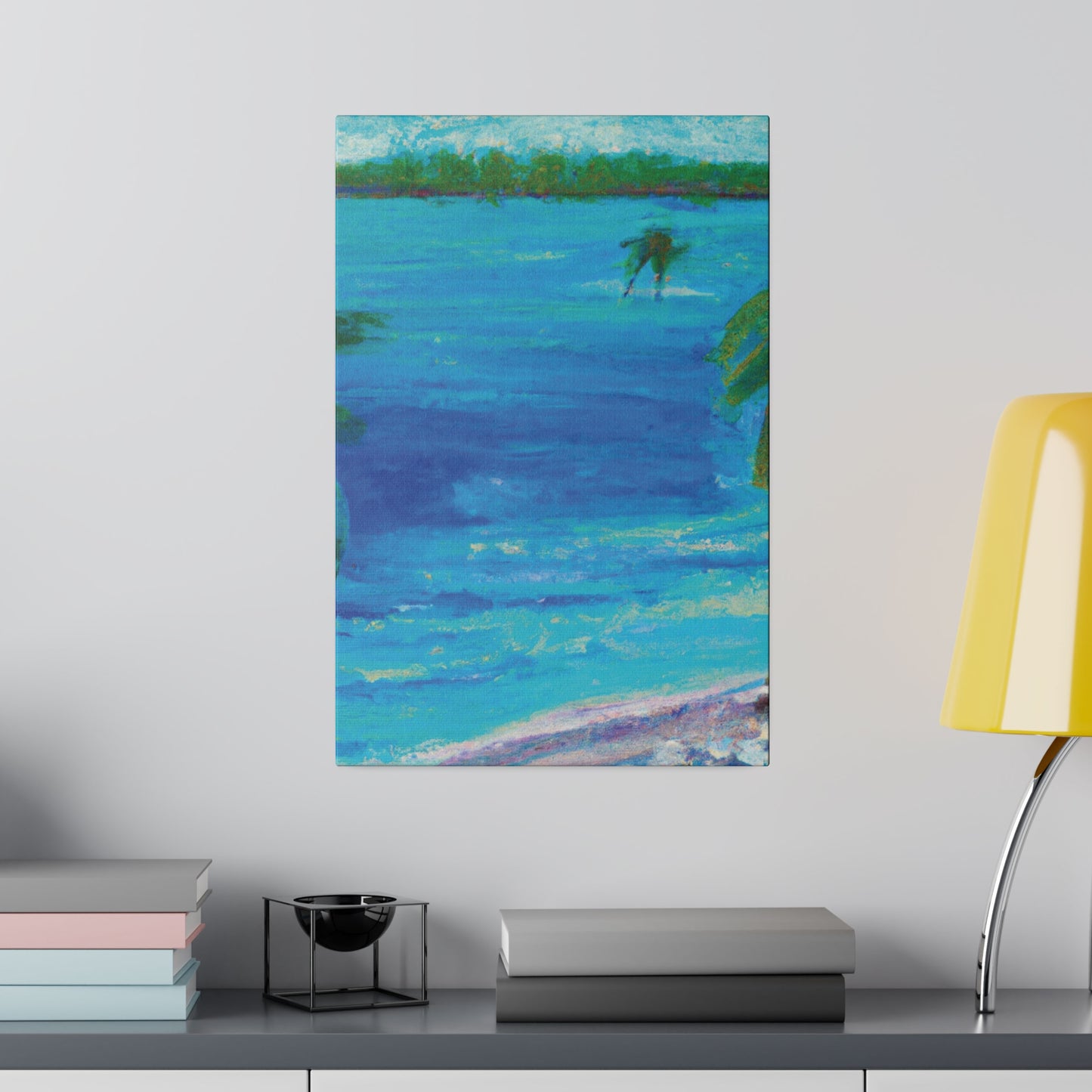 5105Q - Bahamas Ocean Painting Print | Bahamas | Ocean | Beach | Poster | Home Decor | Wall Art | Canvas