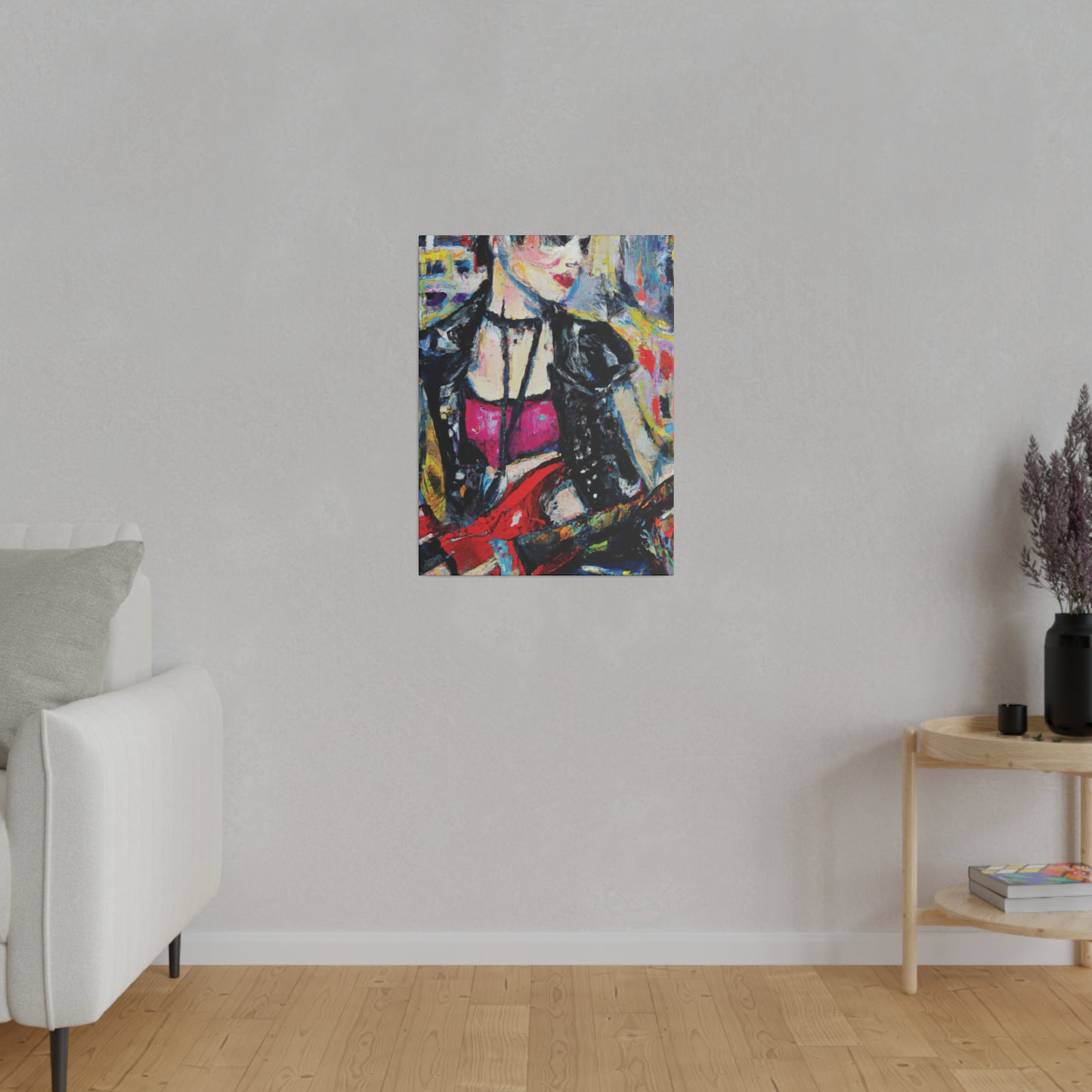 6167B - Rockstar Oil Painting Style Print | Poster | Home Decor | Wall Art | Music Art | Canvas