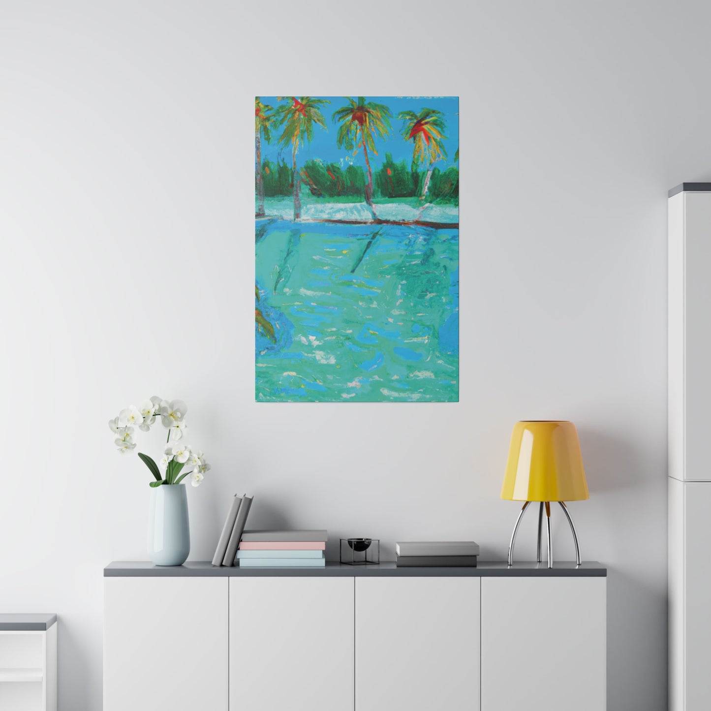 8483P - Bahamas Ocean Painting Print | Bahamas | Ocean | Beach | Poster | Home Decor | Wall Art | Canvas