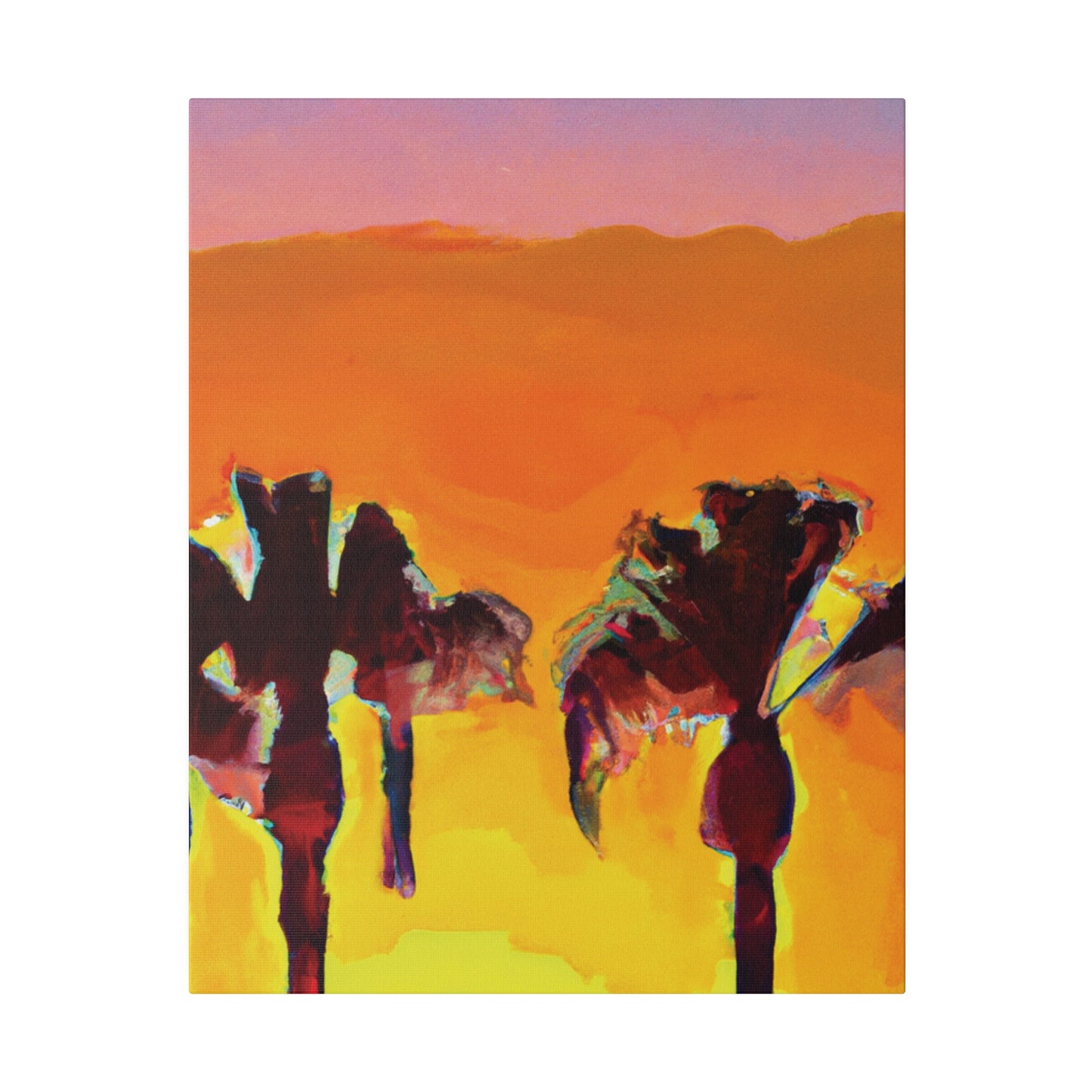 9347V - Miami Beach Sunset Painting Print | Miami | Beach | Sunset | Poster | Home Decor | Wall Art | Canvas