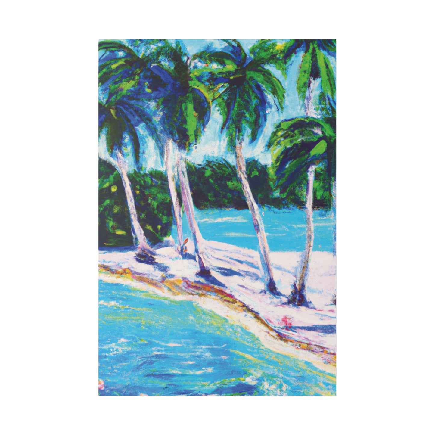 4567L - Bahamas Ocean Painting Print | Bahamas | Ocean | Beach | Poster | Home Decor | Wall Art | Canvas