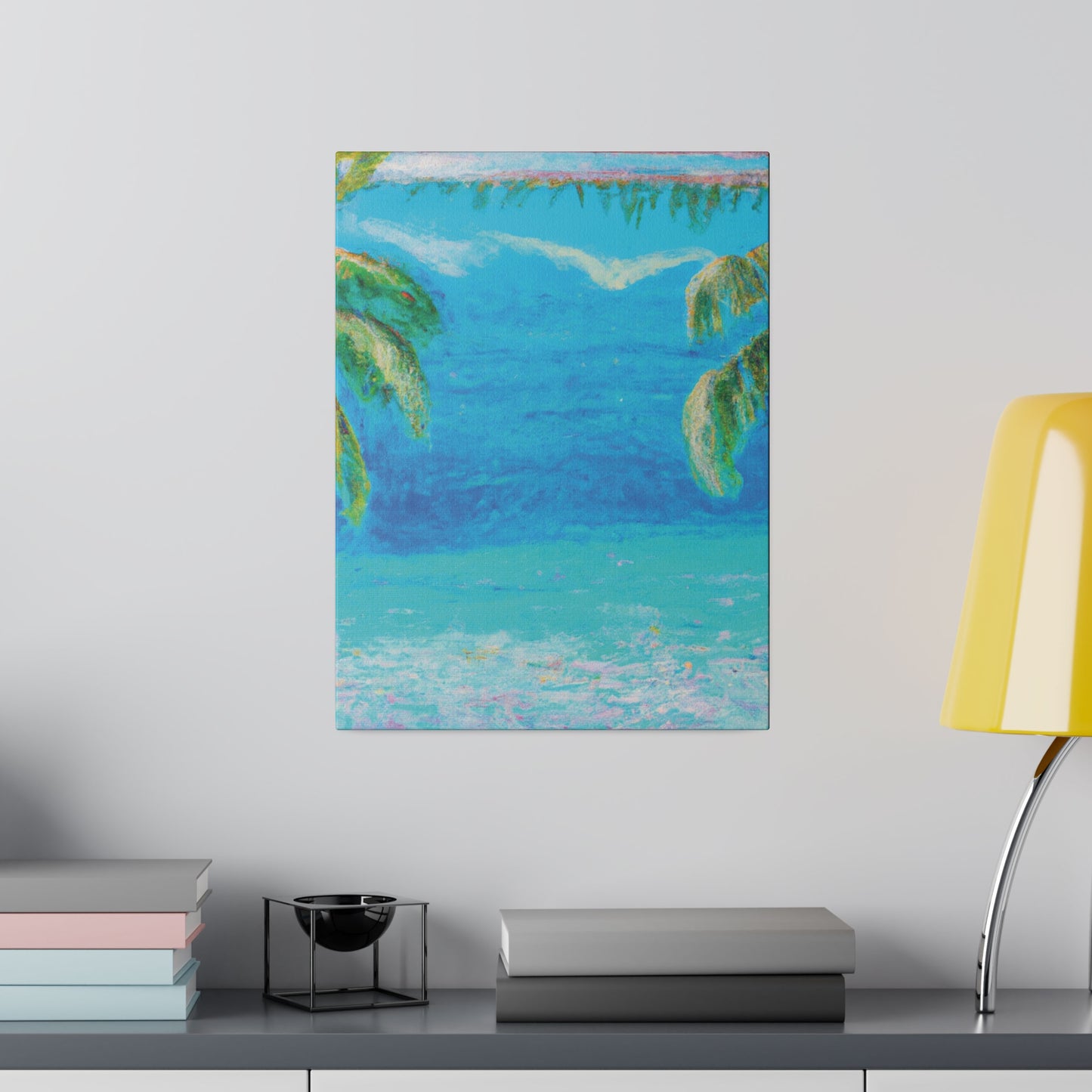 8159P - Bahamas Ocean Painting Print | Bahamas | Ocean | Beach | Poster | Home Decor | Wall Art | Canvas