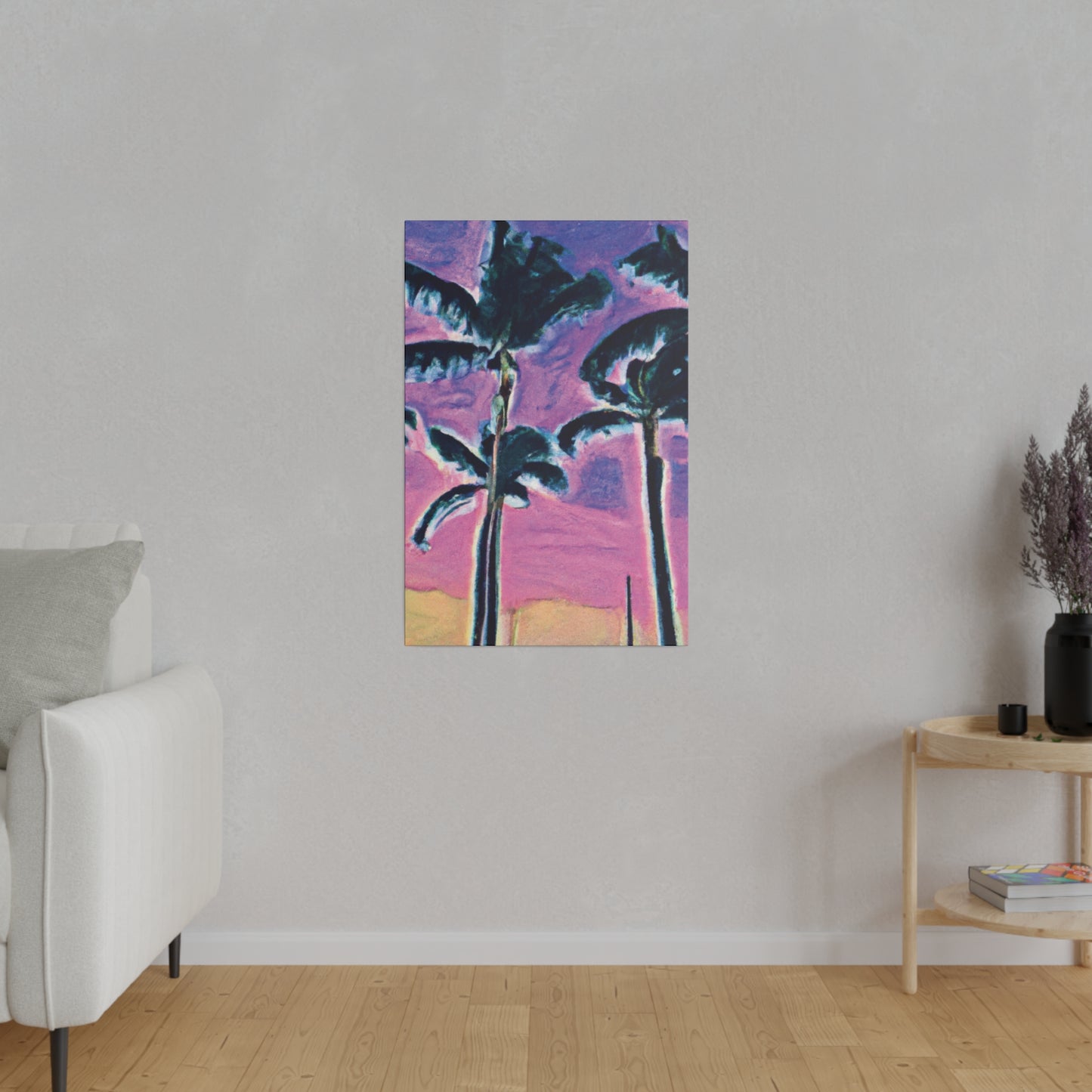 5697K - Miami Beach Sunset Painting Print | Miami | Beach | Sunset | Poster | Home Decor | Wall Art | Canvas