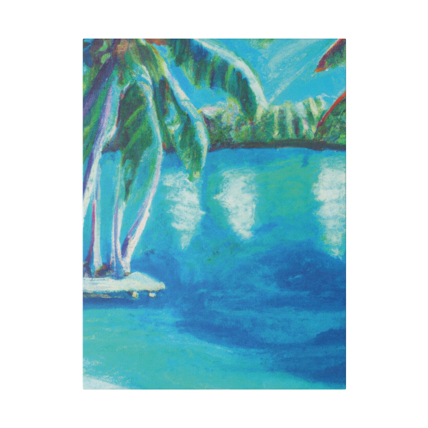 3187V - Bahamas Ocean Painting Print | Bahamas | Ocean | Beach | Poster | Home Decor | Wall Art | Canvas