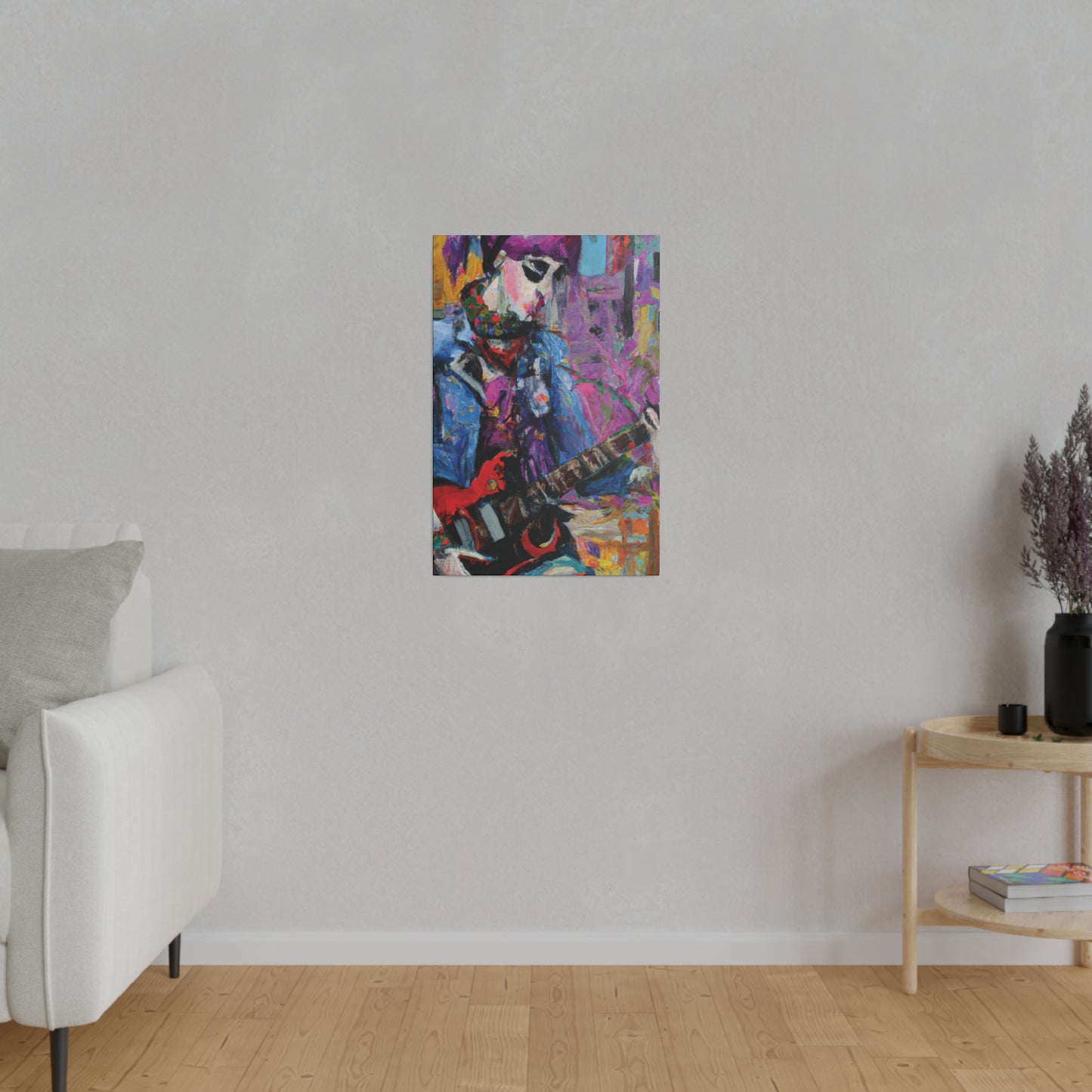 9210O - Rockstar Oil Painting Style Print | Poster | Home Decor | Wall Art | Music Art | Canvas