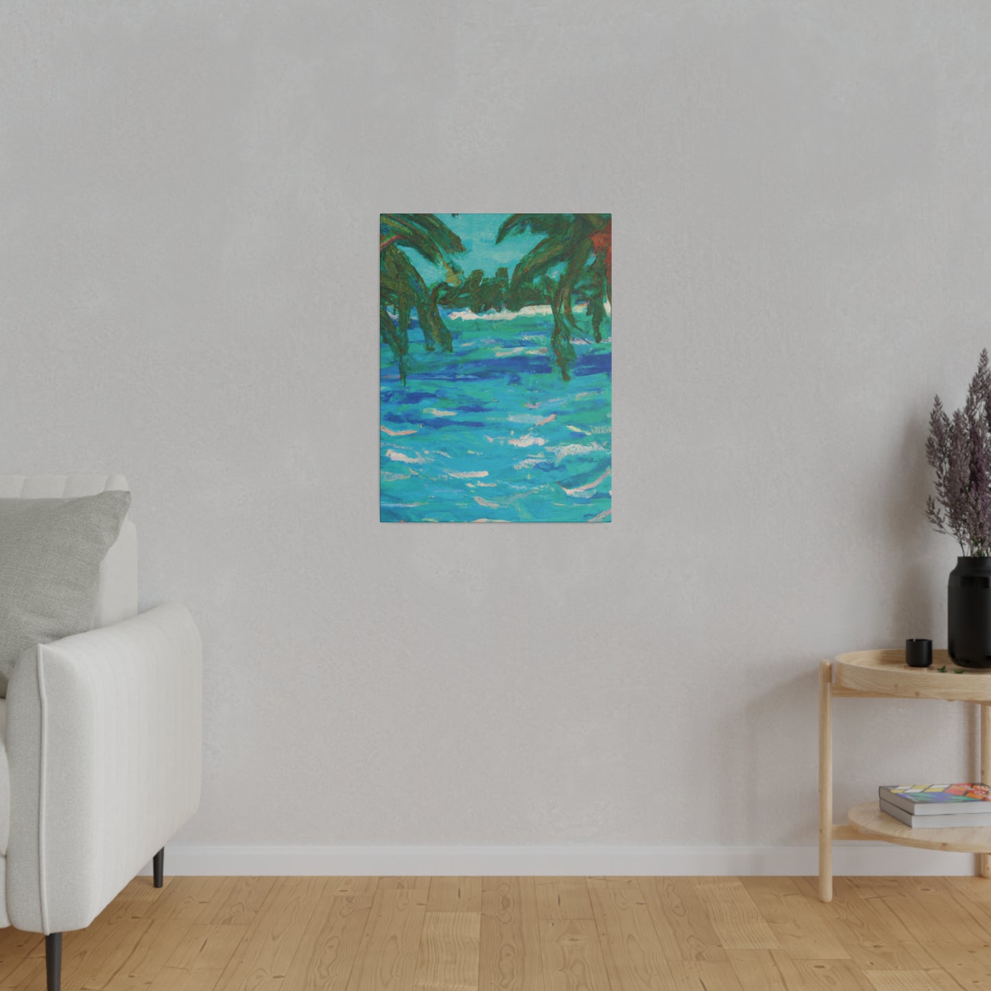 7482U - Bahamas Ocean Painting Print | Bahamas | Ocean | Beach | Poster | Home Decor | Wall Art | Canvas