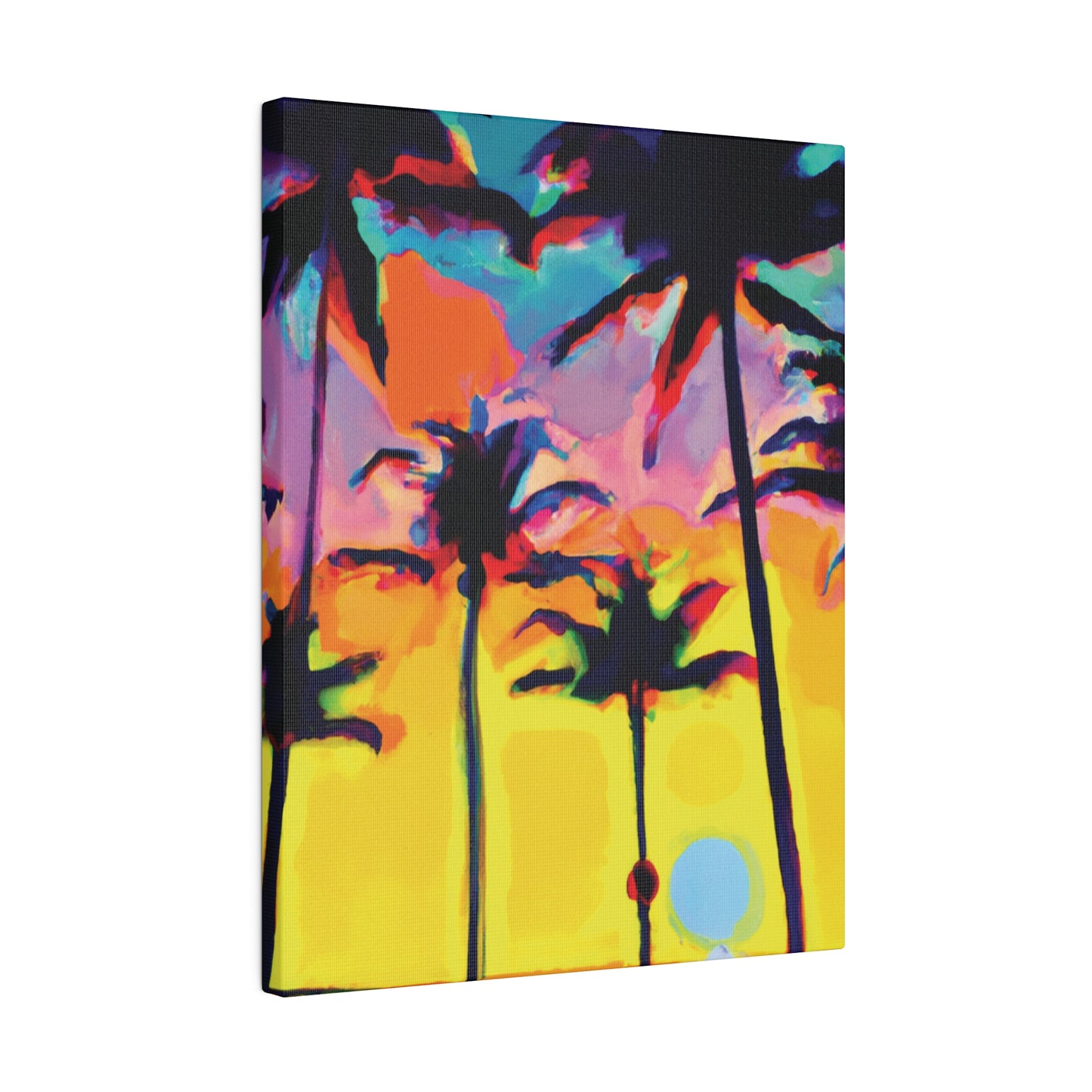 108K - Miami Beach Sunset Painting Print | Miami | Beach | Sunset | Poster | Home Decor | Wall Art | Canvas