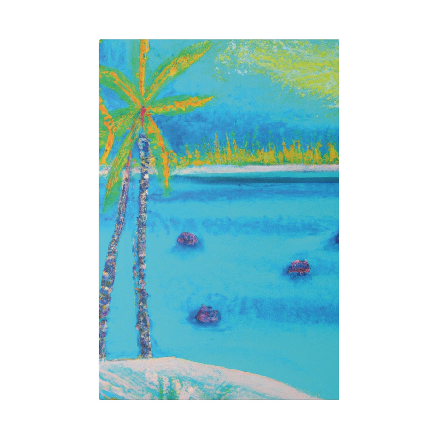 2937T - Bahamas Ocean Painting Print | Bahamas | Ocean | Beach | Poster | Home Decor | Wall Art | Canvas