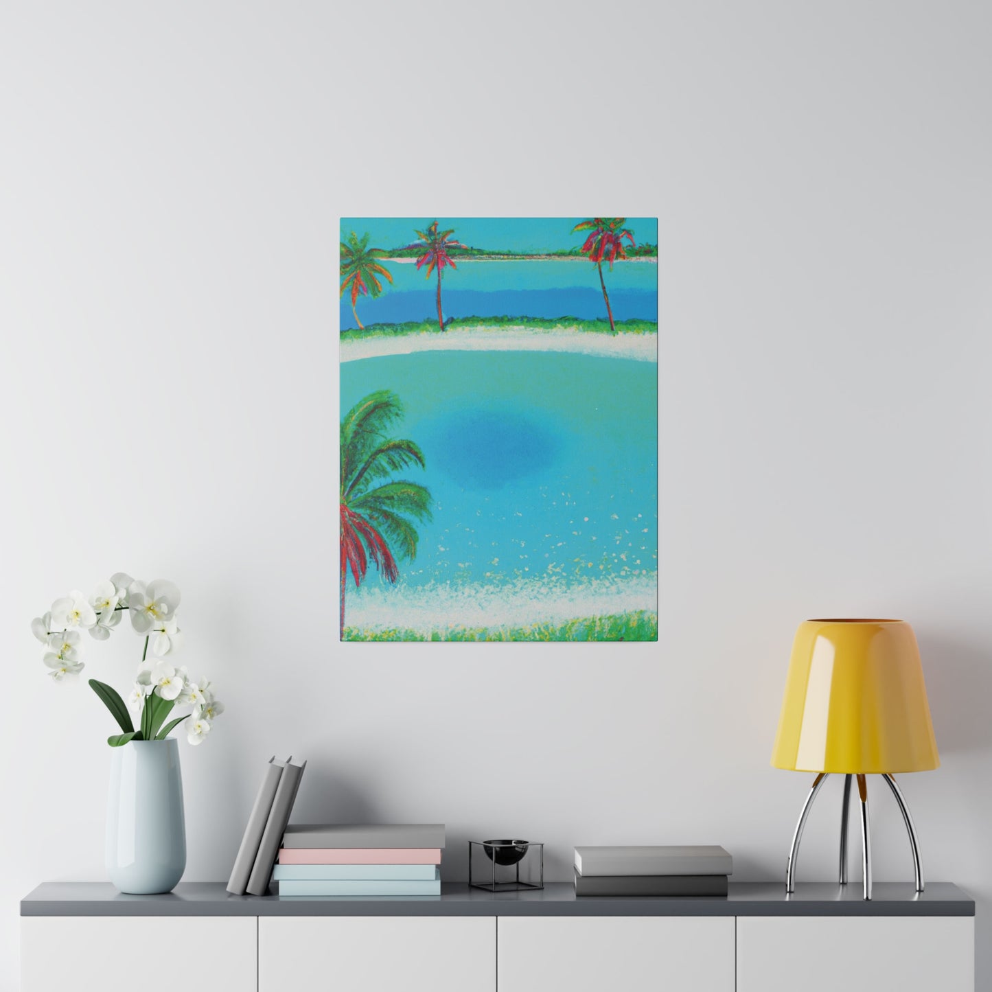 2198G - Bahamas Ocean Painting Print | Bahamas | Ocean | Beach | Poster | Home Decor | Wall Art | Canvas