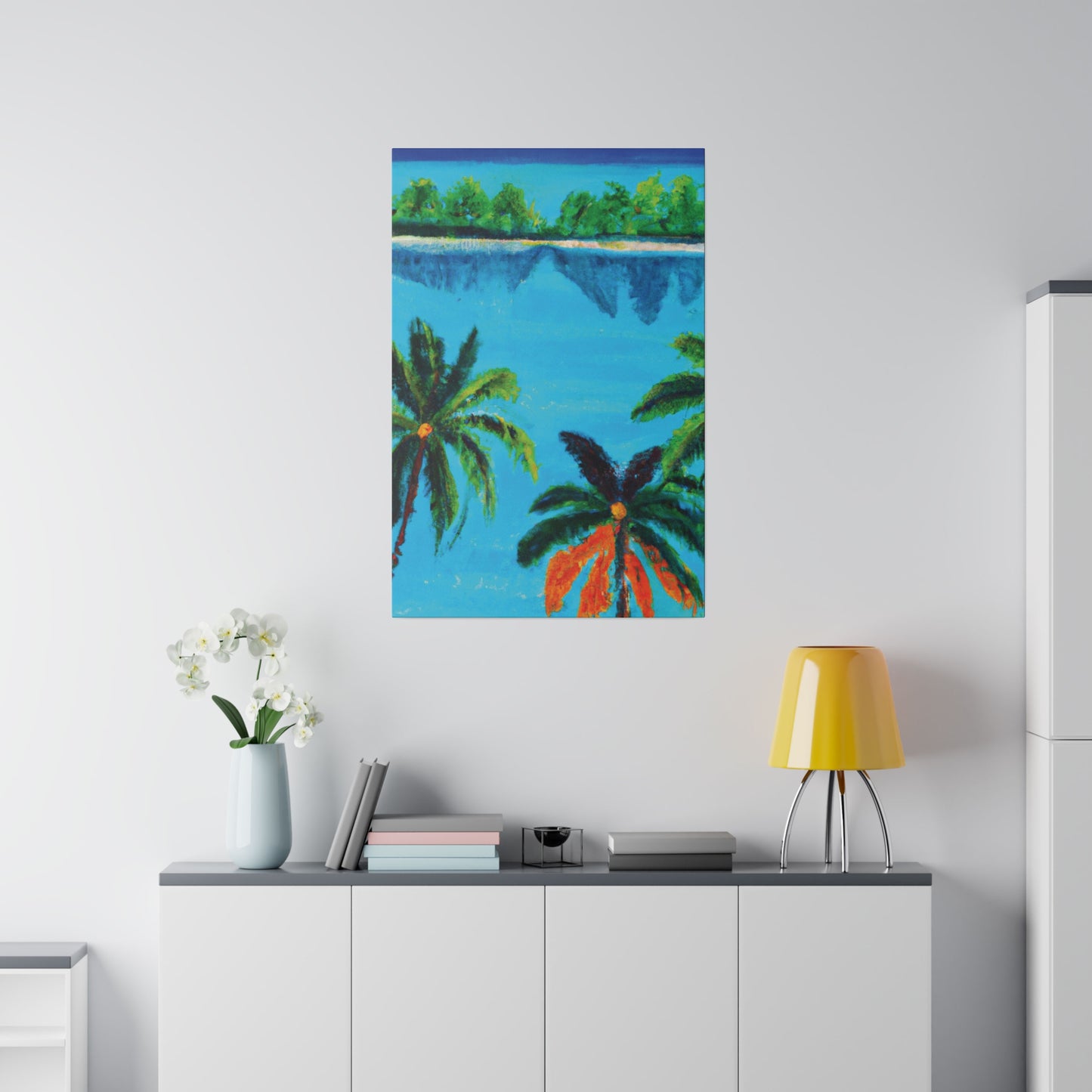 7373A - Bahamas Ocean Painting Print | Bahamas | Ocean | Beach | Poster | Home Decor | Wall Art | Canvas