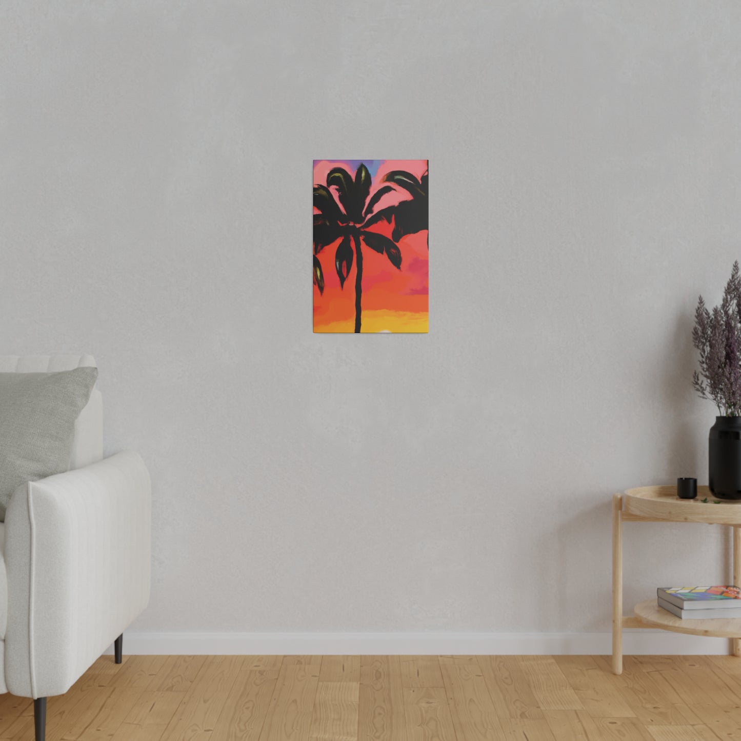 8093Z - Miami Beach Sunset Painting Print | Miami | Beach | Sunset | Poster | Home Decor | Wall Art | Canvas