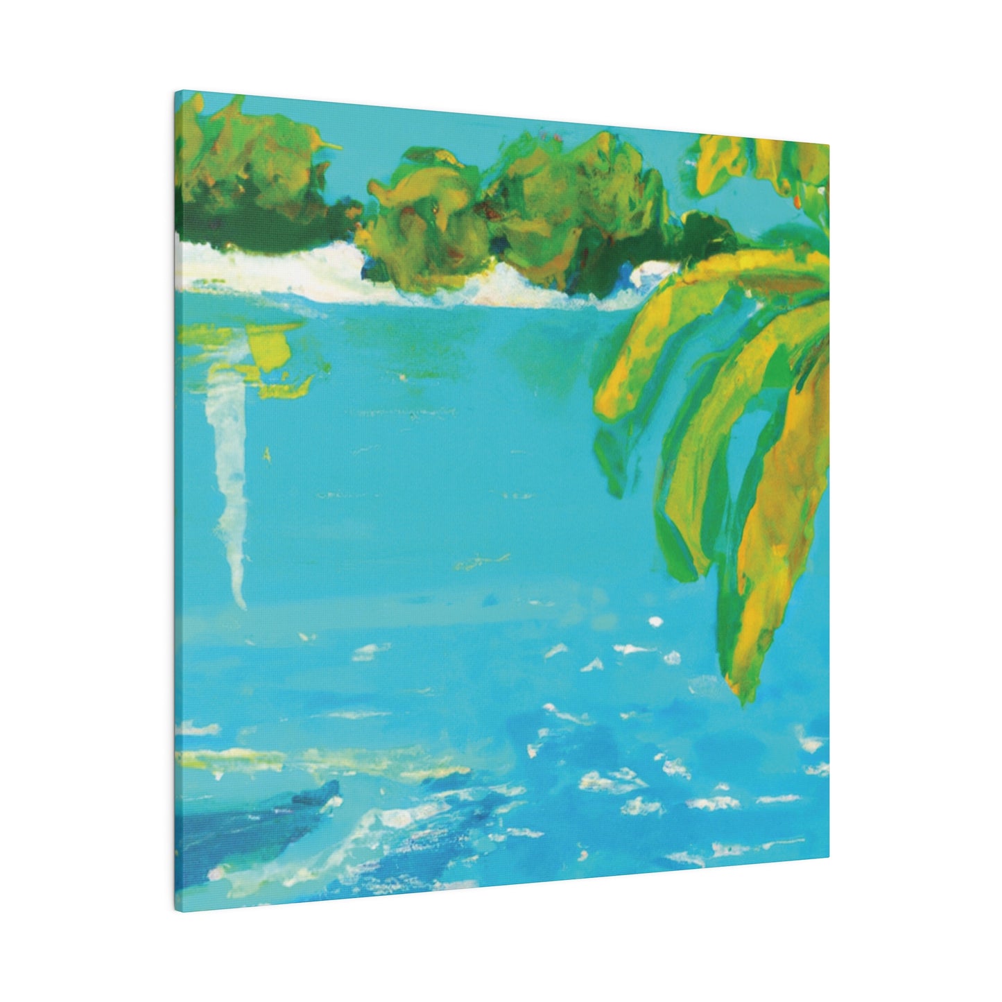 2261V - Bahamas Ocean Painting Print | Bahamas | Ocean | Beach | Poster | Home Decor | Wall Art | Canvas