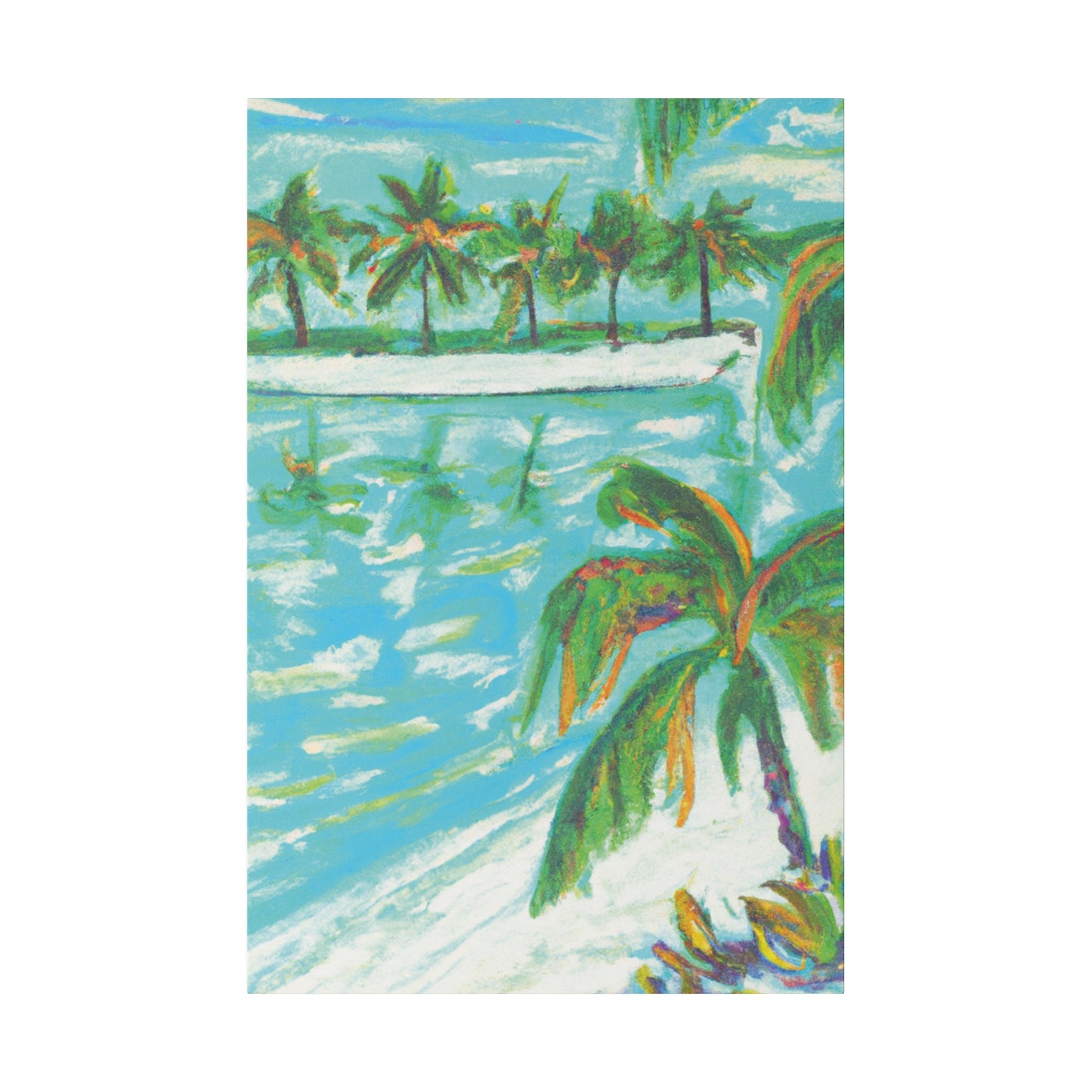 7103O - Bahamas Ocean Painting Print | Bahamas | Ocean | Beach | Poster | Home Decor | Wall Art | Canvas