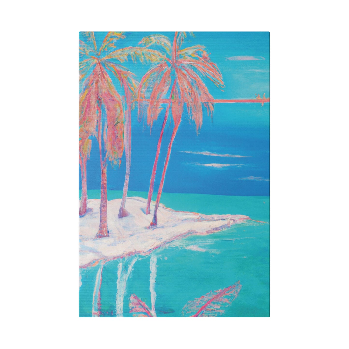 3162K - Bahamas Ocean Painting Print | Bahamas | Ocean | Beach | Poster | Home Decor | Wall Art | Canvas