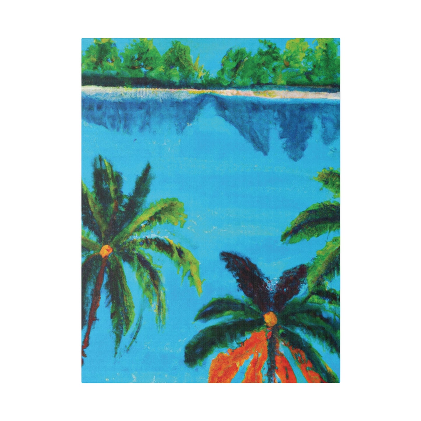 7373A - Bahamas Ocean Painting Print | Bahamas | Ocean | Beach | Poster | Home Decor | Wall Art | Canvas