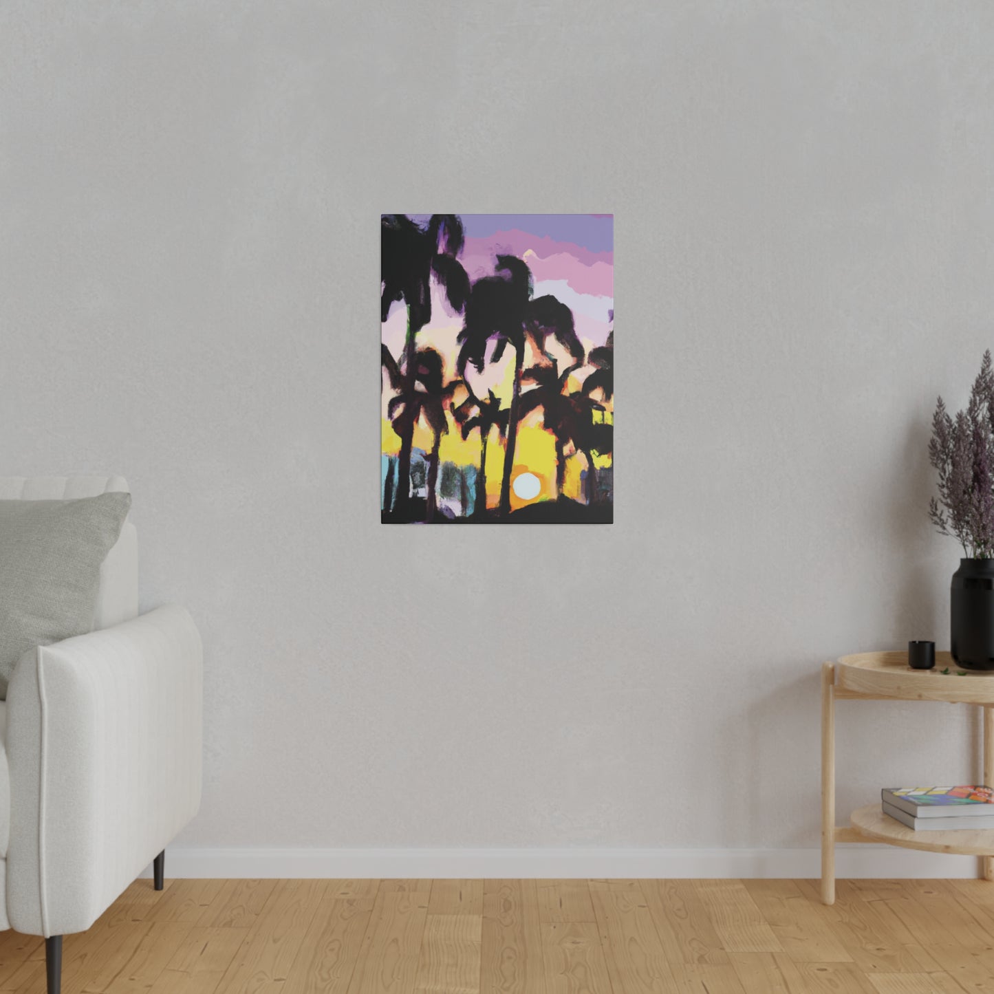 5231Y - Miami Beach Sunset Painting Print | Miami | Beach | Sunset | Poster | Home Decor | Wall Art | Canvas