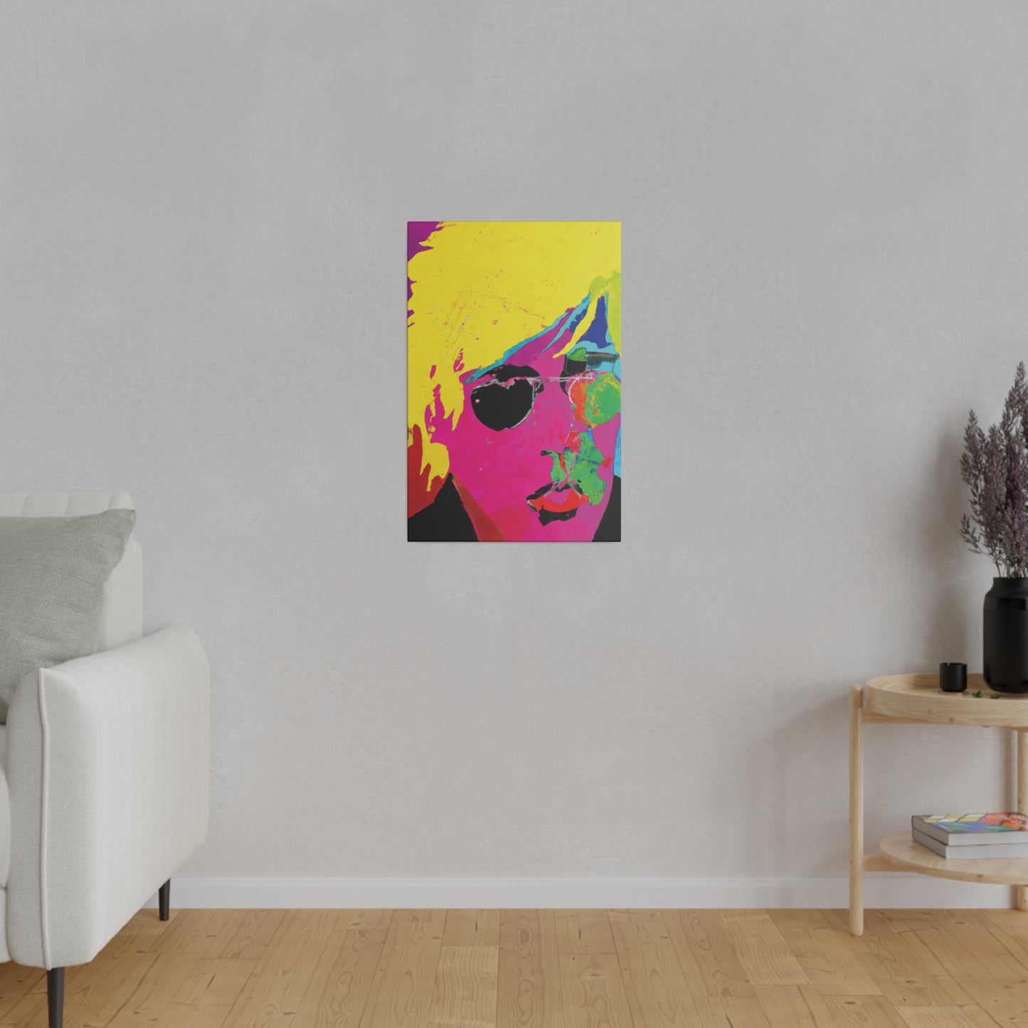 7141U - Rockstar Painting Print | Face | Abstract | Poster | Home Decor | Wall Art | Music Art | Canvas