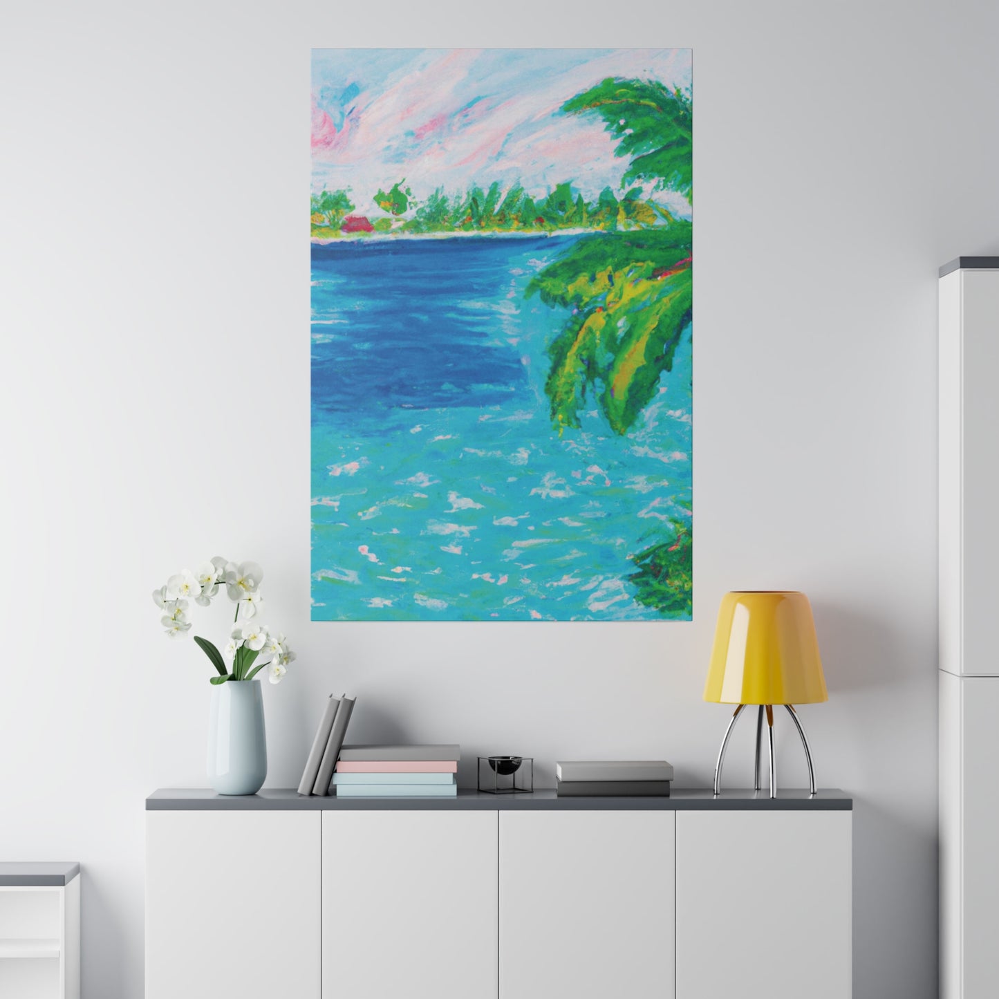 3265X - Bahamas Ocean Painting Print | Bahamas | Ocean | Beach | Poster | Home Decor | Wall Art | Canvas