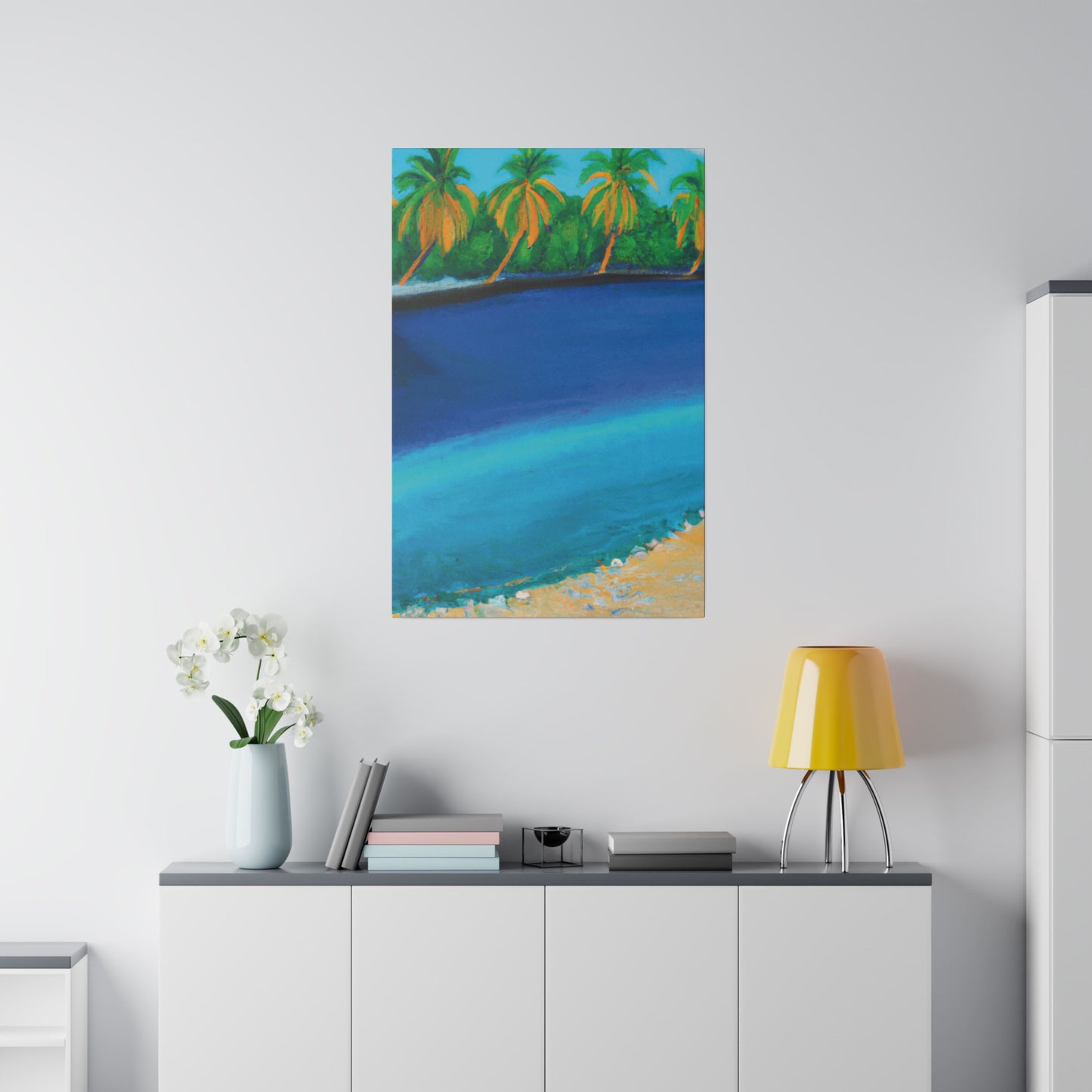 4195T - Bahamas Ocean Painting Print | Bahamas | Ocean | Beach | Poster | Home Decor | Wall Art | Canvas