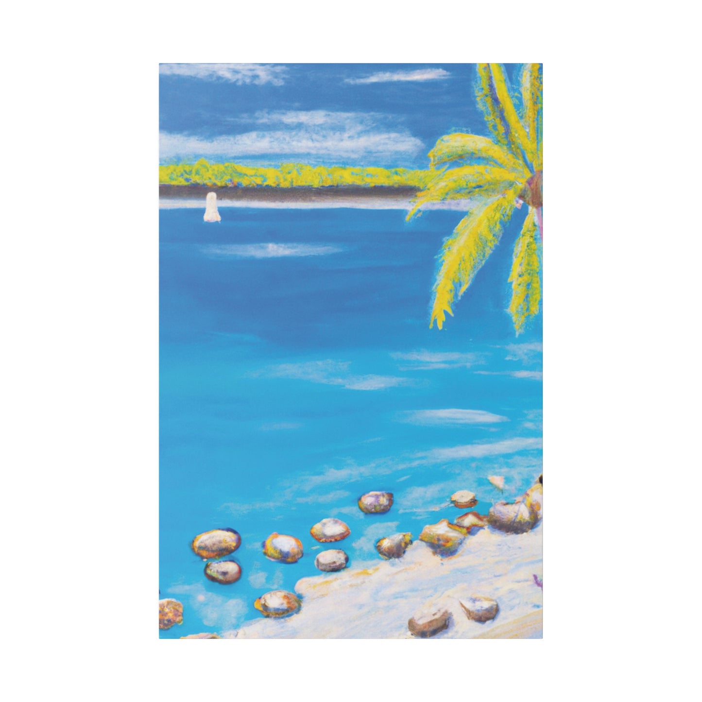8593F - Bahamas Ocean Painting Print | Bahamas | Ocean | Beach | Poster | Home Decor | Wall Art | Canvas