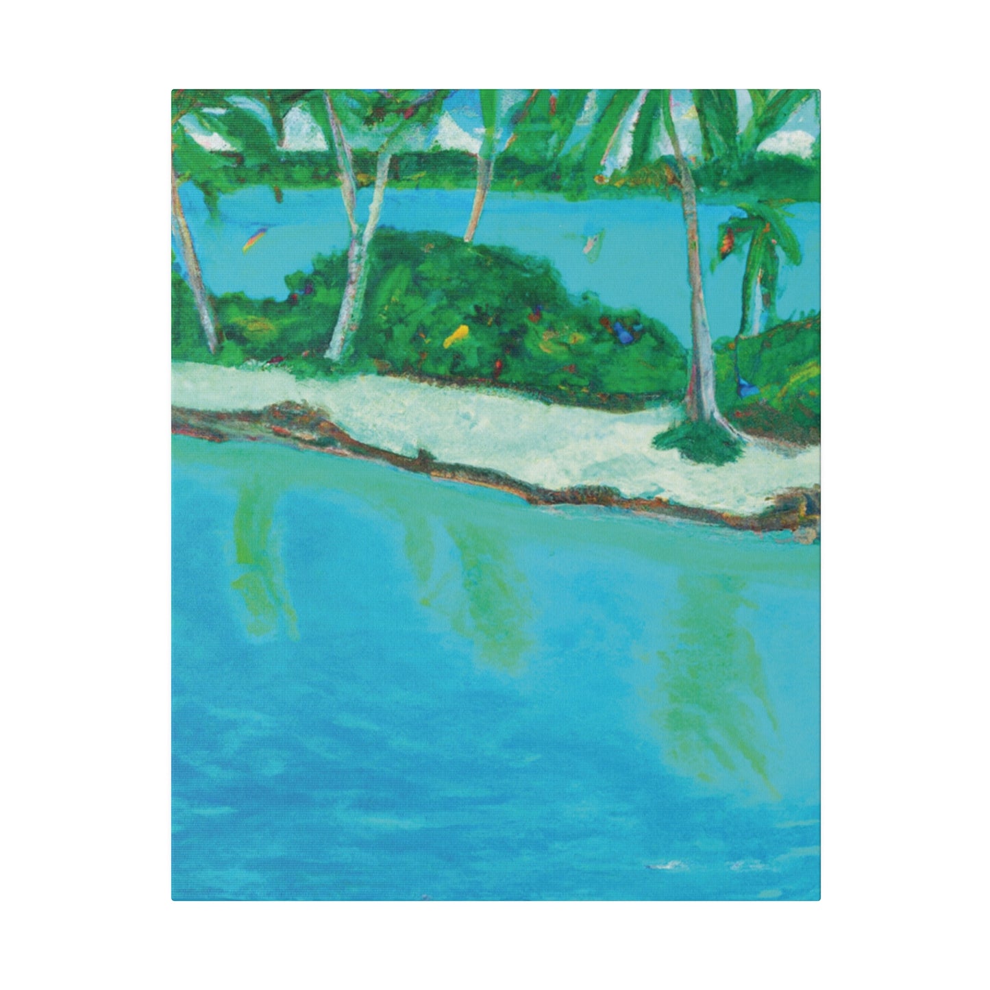 9621A - Bahamas Ocean Painting Print | Bahamas | Ocean | Beach | Poster | Home Decor | Wall Art | Canvas