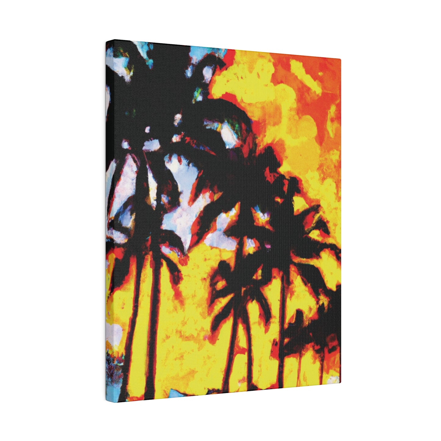 7248Q - Miami Beach Sunset Painting Print | Miami | Beach | Sunset | Poster | Home Decor | Wall Art | Canvas