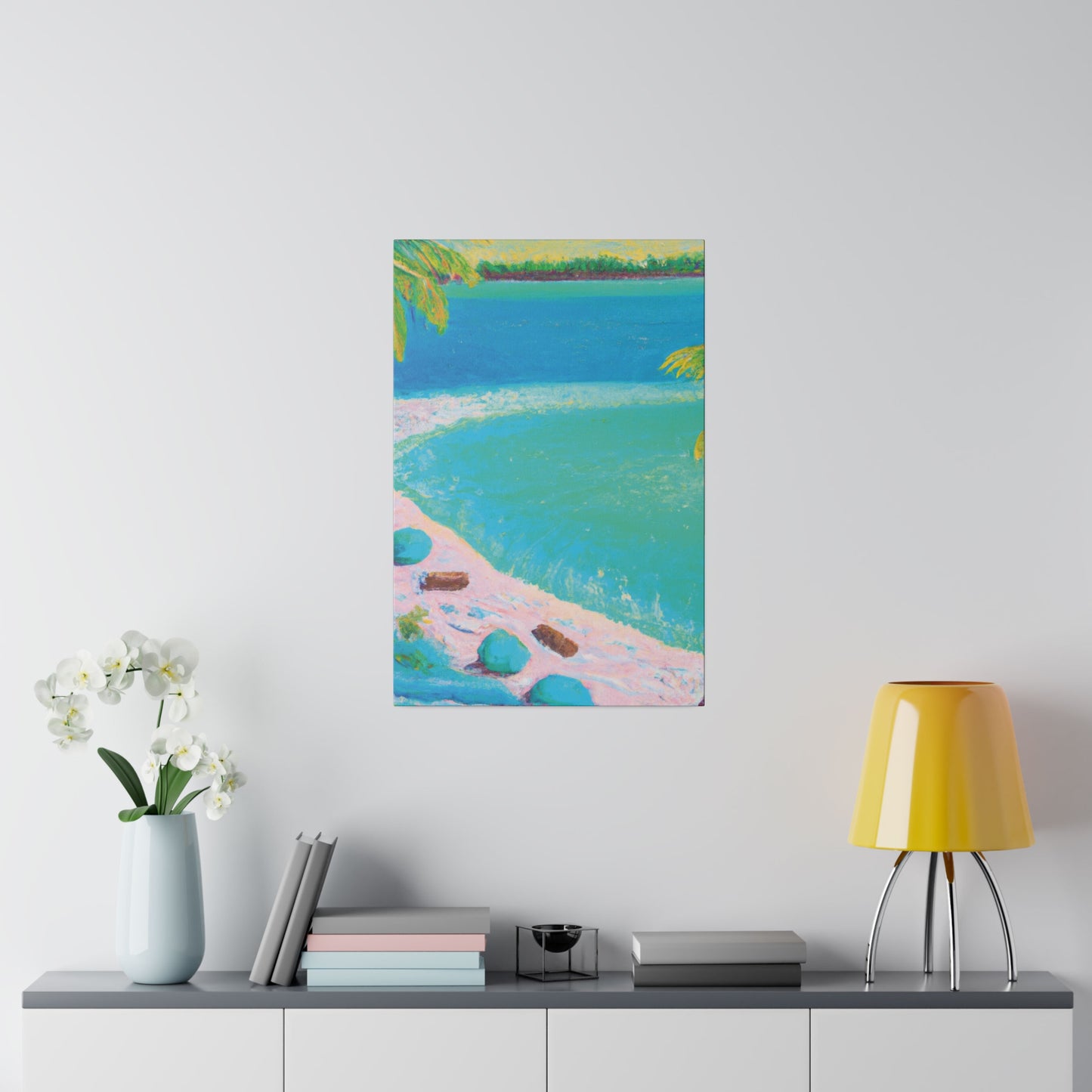 7342G - Bahamas Ocean Painting Print | Bahamas | Ocean | Beach | Poster | Home Decor | Wall Art | Canvas