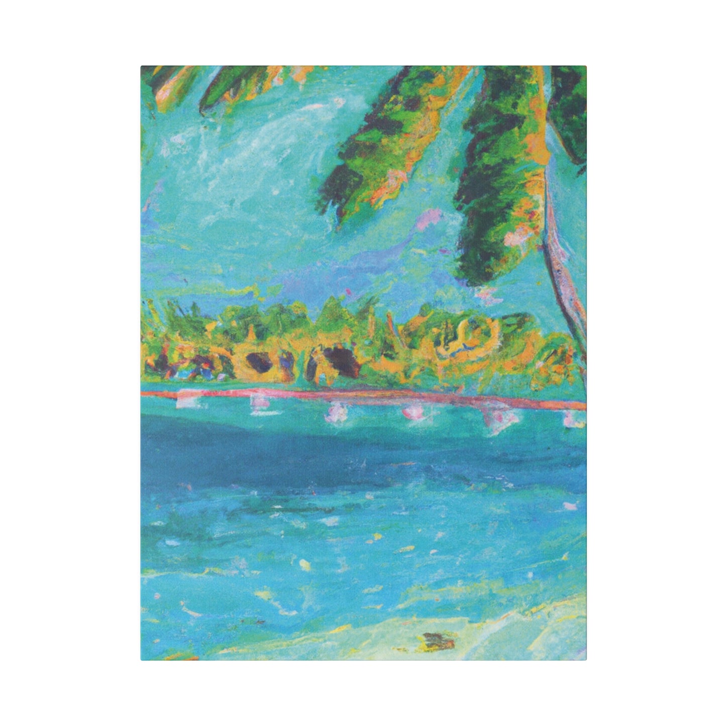 4831J - Bahamas Ocean Painting Print | Bahamas | Ocean | Beach | Poster | Home Decor | Wall Art | Canvas