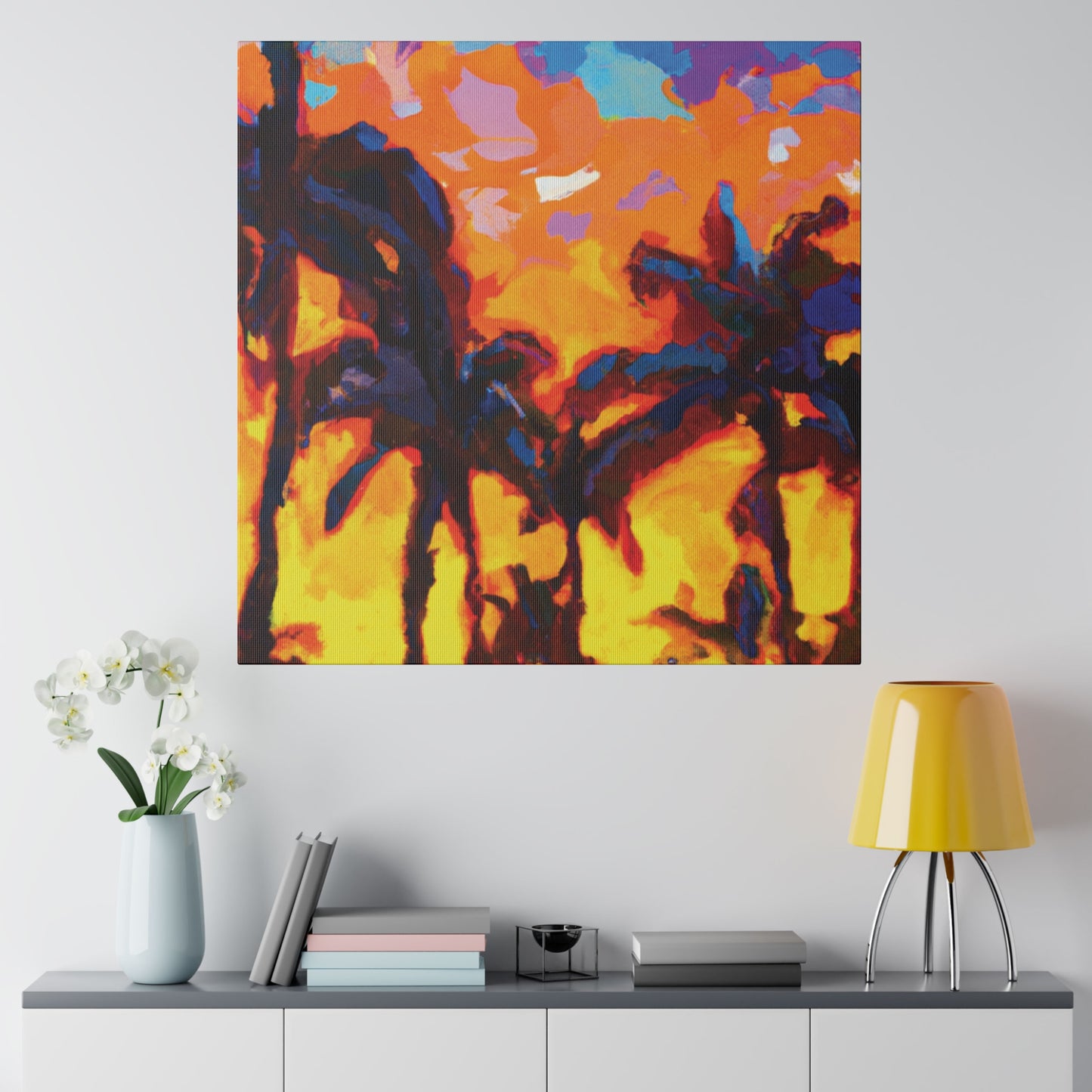 5533Y - Miami Beach Sunset Painting Print | Miami | Beach | Sunset | Poster | Home Decor | Wall Art | Canvas