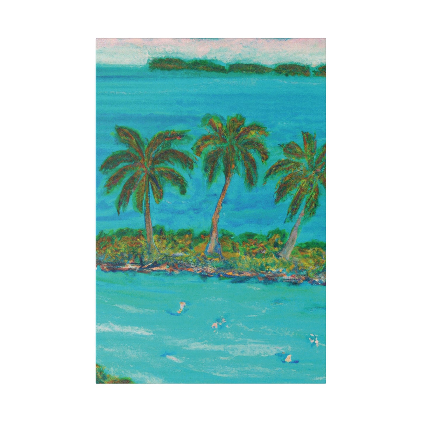 4205N - Bahamas Ocean Painting Print | Bahamas | Ocean | Beach | Poster | Home Decor | Wall Art | Canvas