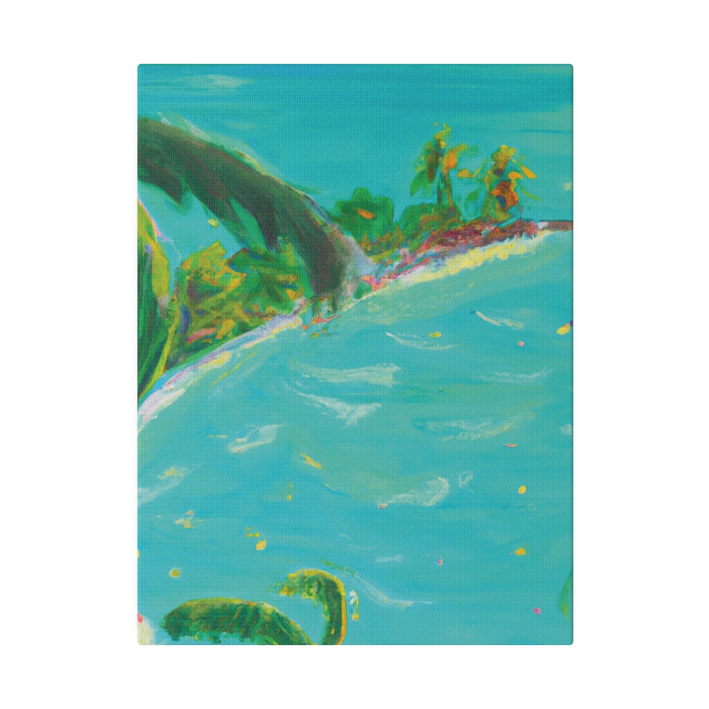 1935K - Bahamas Ocean Painting Print | Bahamas | Ocean | Beach | Poster | Home Decor | Wall Art | Canvas