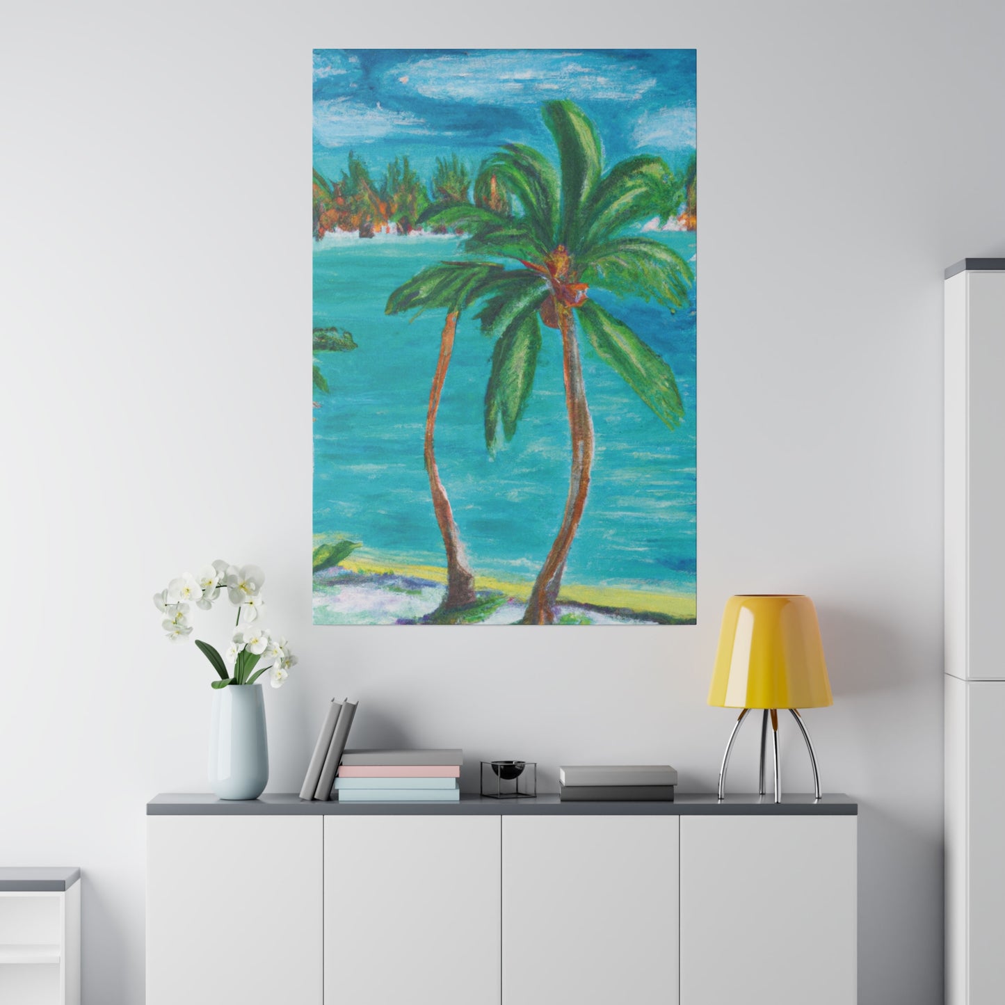 8299I - Bahamas Ocean Painting Print | Bahamas | Ocean | Beach | Poster | Home Decor | Wall Art | Canvas