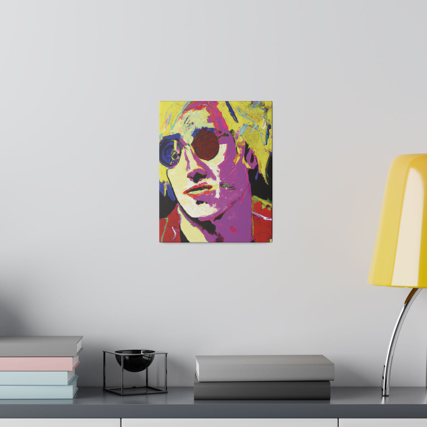 9642H - Rockstar Painting Print | Face | Abstract | Poster | Home Decor | Wall Art | Music Art | Canvas