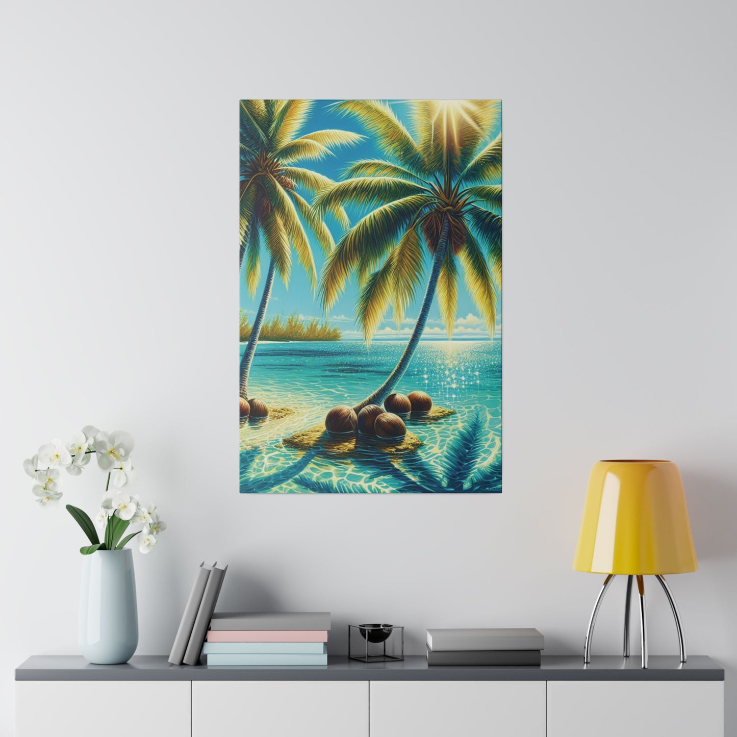 8231M - Bahamas Ocean Painting Print | Bahamas | Ocean | Beach | Poster | Home Decor | Wall Art | Canvas