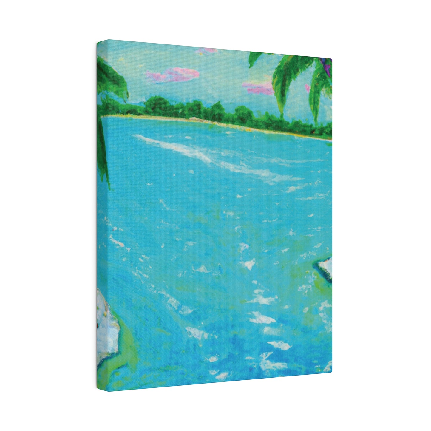 6527F - Bahamas Ocean Painting Print | Bahamas | Ocean | Beach | Poster | Home Decor | Wall Art | Canvas