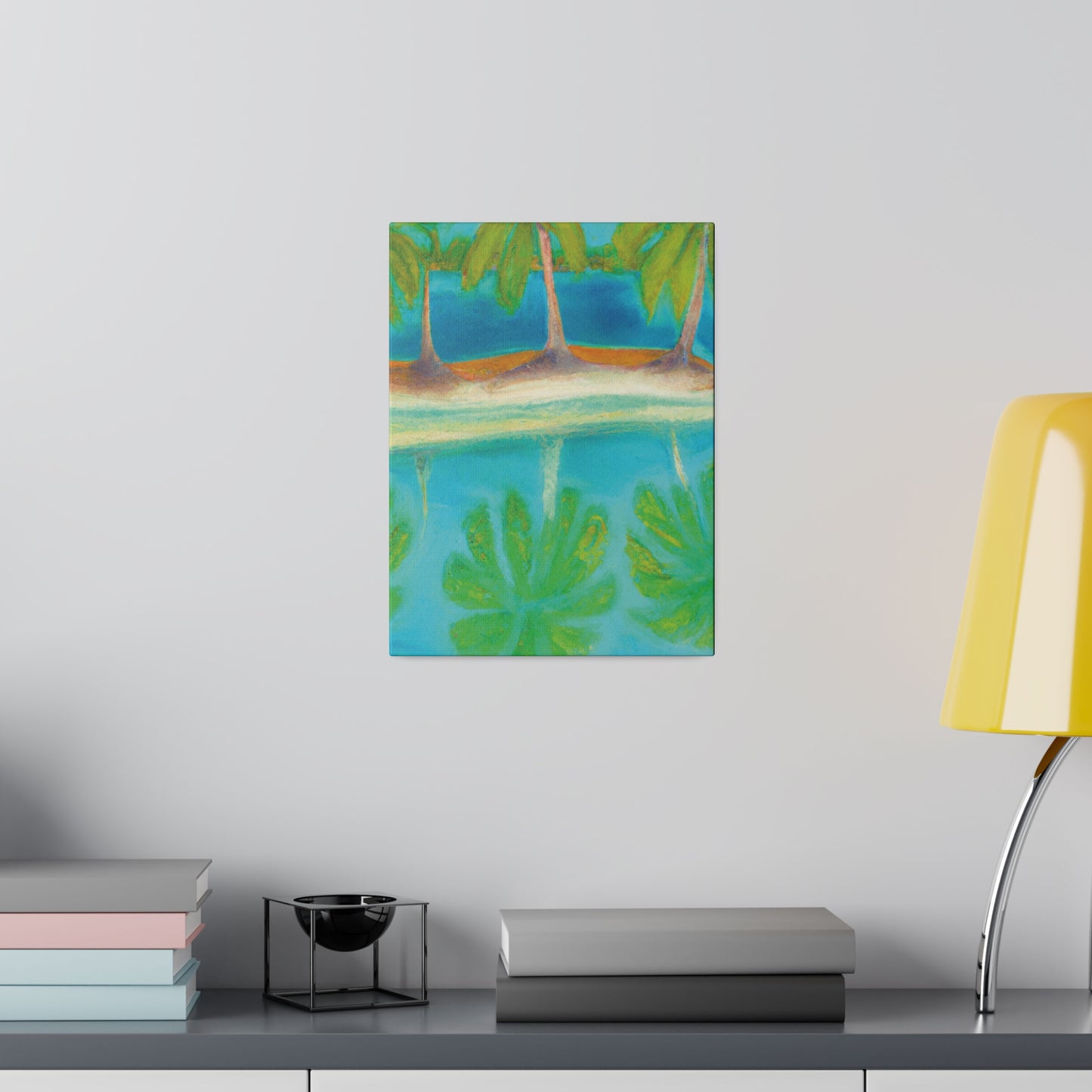 3294K - Bahamas Ocean Painting Print | Bahamas | Ocean | Beach | Poster | Home Decor | Wall Art | Canvas