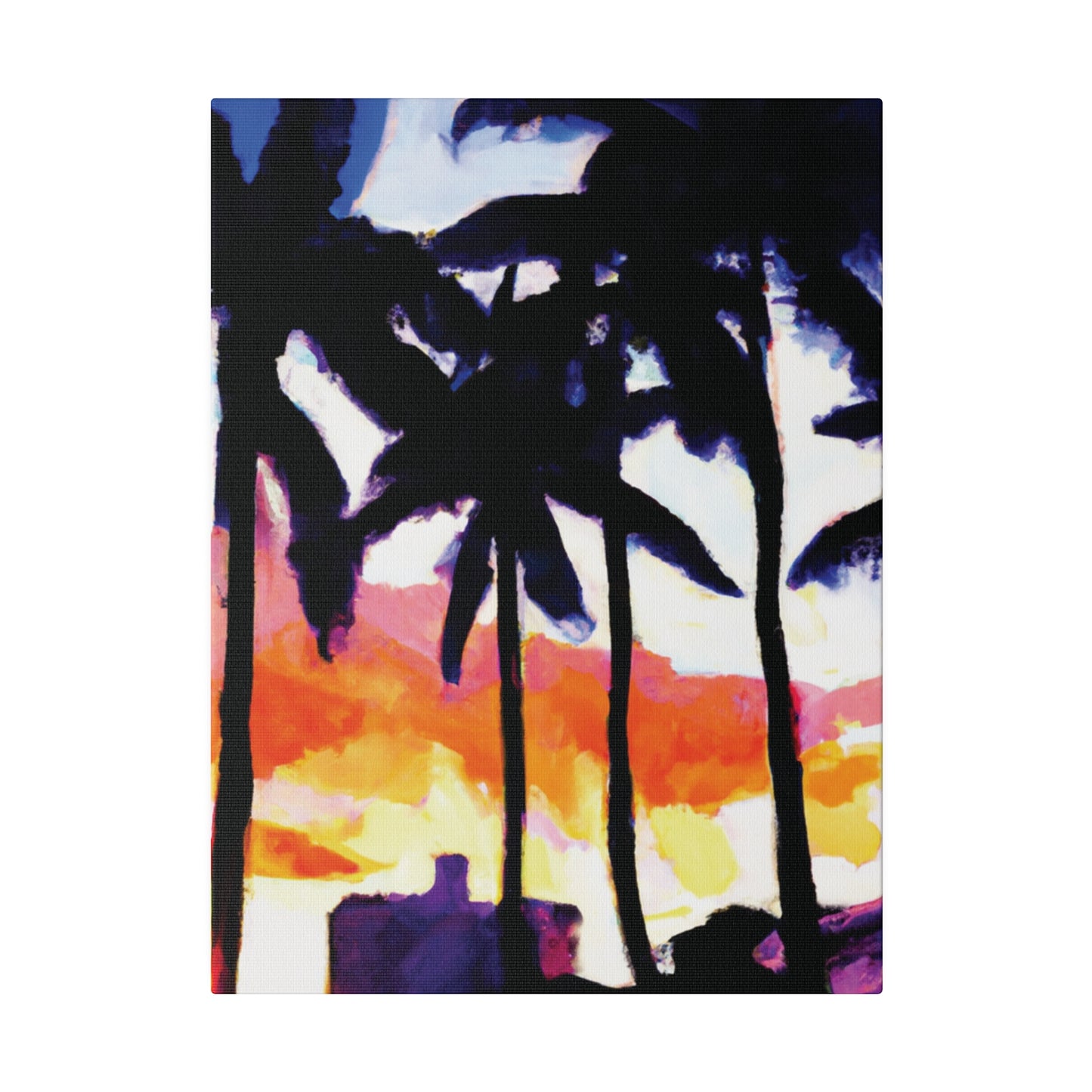 5637U - Miami Beach Sunset Painting Print | Miami | Beach | Sunset | Poster | Home Decor | Wall Art | Canvas