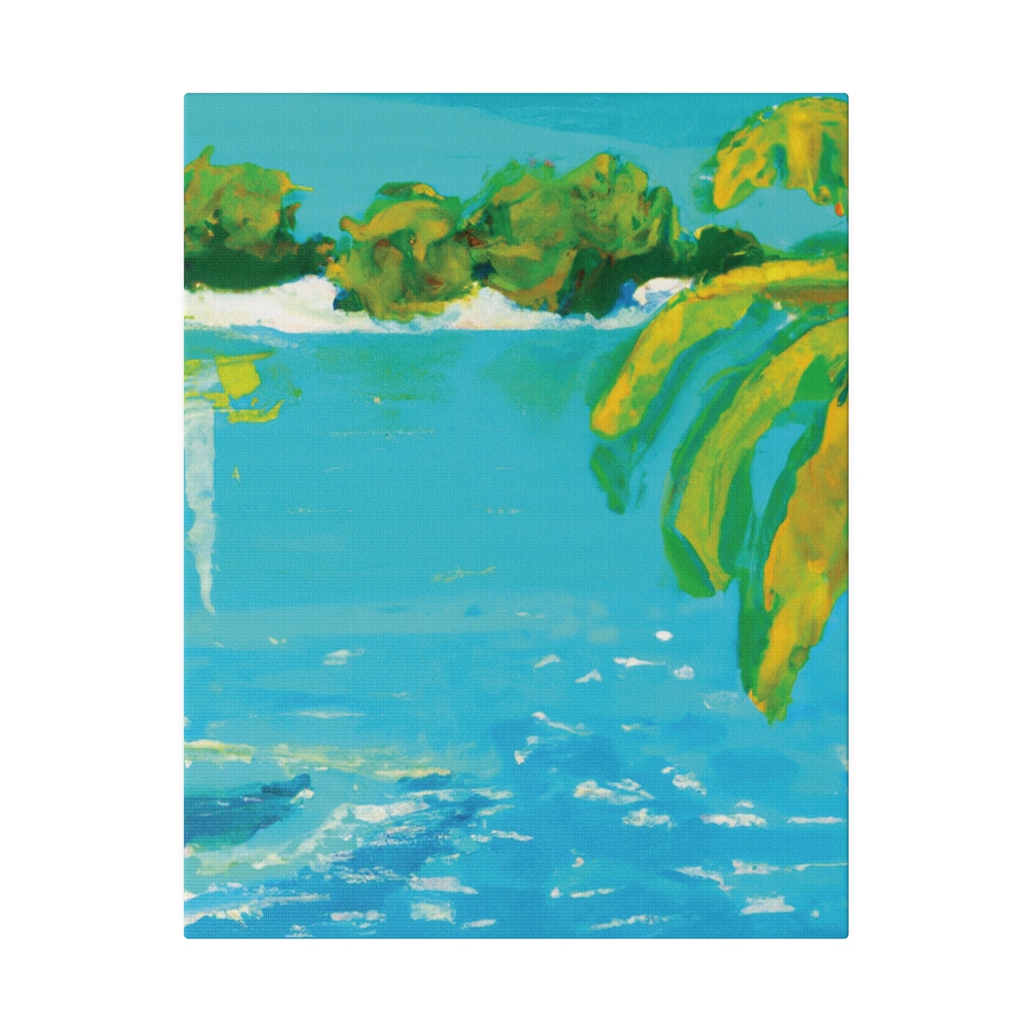 2261V - Bahamas Ocean Painting Print | Bahamas | Ocean | Beach | Poster | Home Decor | Wall Art | Canvas