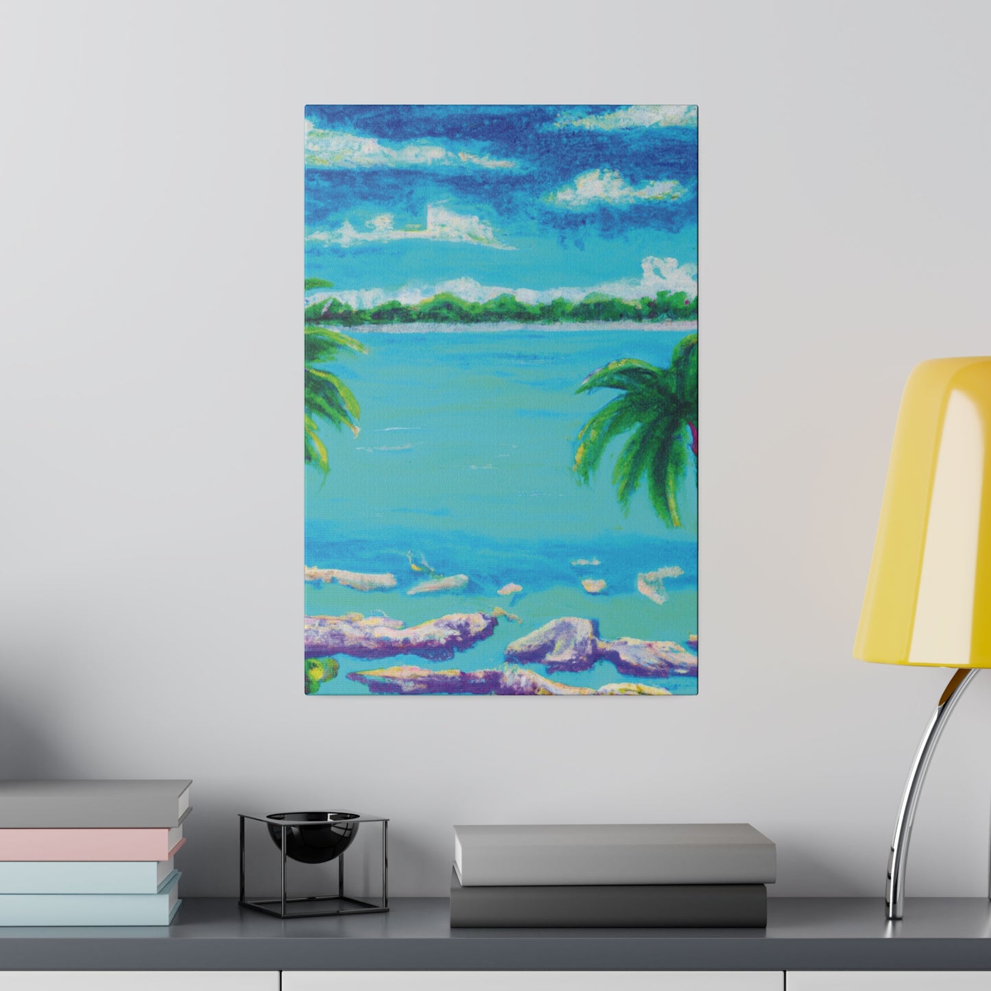 9293Y - Bahamas Ocean Painting Print | Bahamas | Ocean | Beach | Poster | Home Decor | Wall Art | Canvas